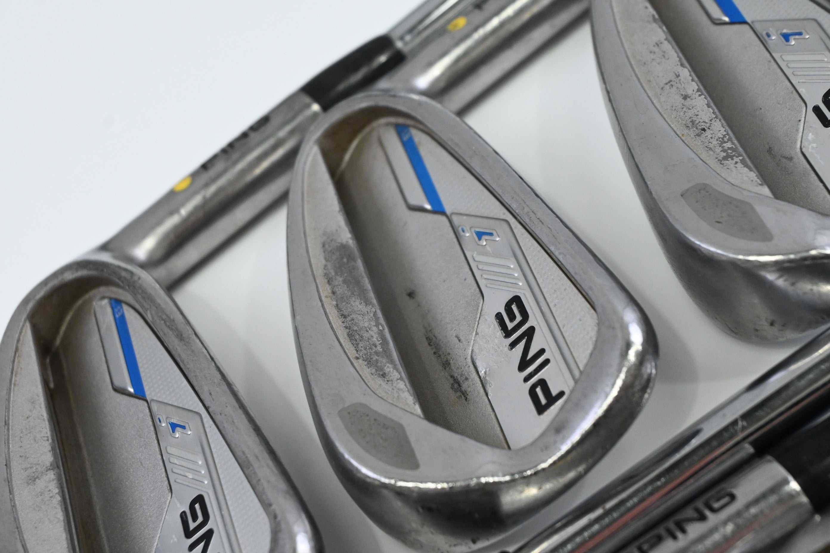 Ping i-Series E1 Irons / 4-PW / Yellow Dot / Stiff Flex Dynamic Gold S300 Shafts