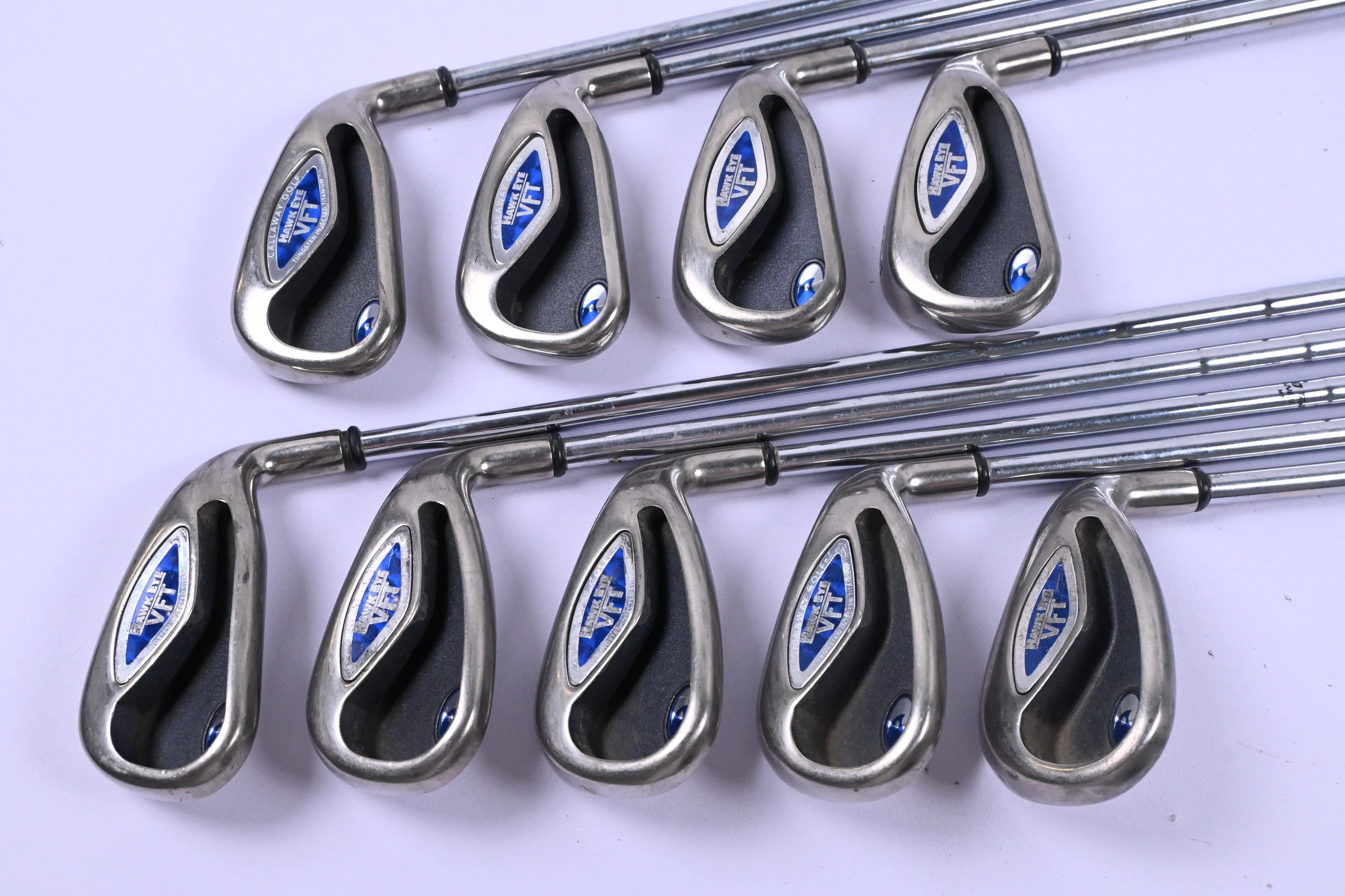 Callaway Hawk Eye VFT Irons / 3-PW+SW / Uniflex Callaway Shafts