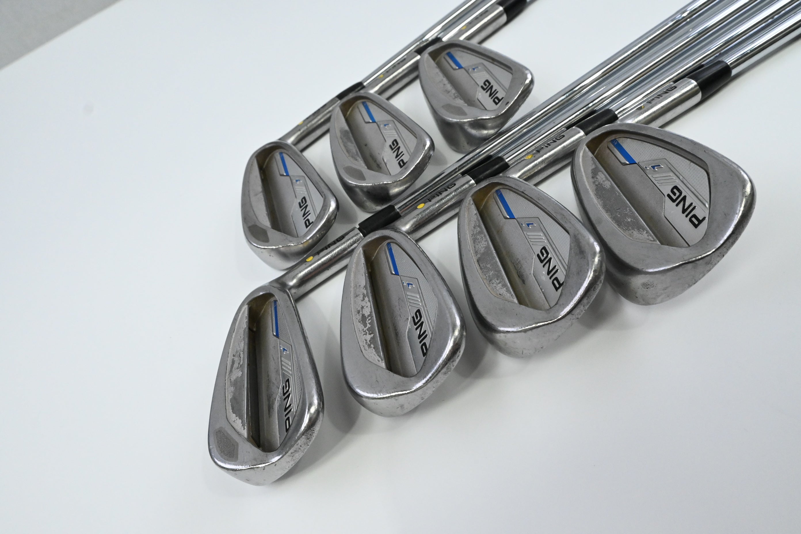 Ping i-Series E1 Irons / 4-PW / Yellow Dot / Stiff Flex Dynamic Gold S300 Shafts