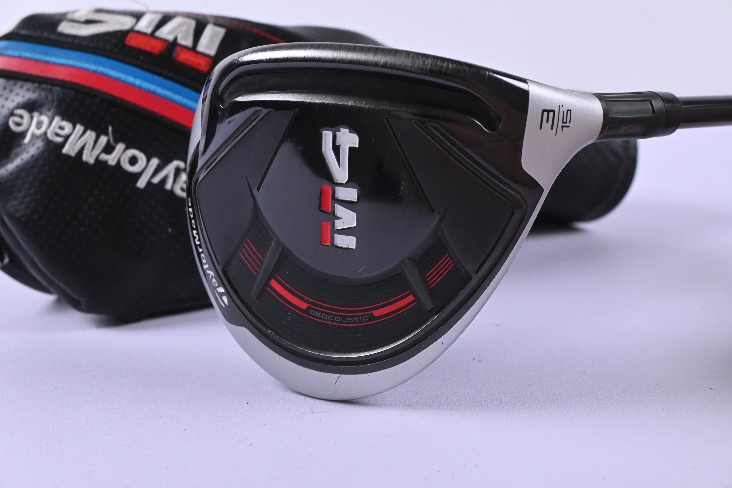 Taylormade M4 #3 Wood / 15 Degree / Regular Flex Fujikura Atmos Red 5 Shaft