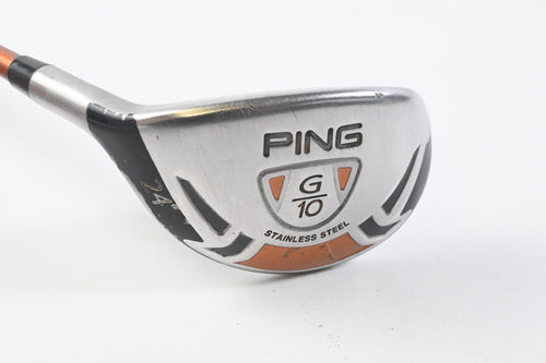 Left Hand Ping G10 #4 Hybrid / 24 Degree / Stiff Flex Ping TFC 129 Shaft