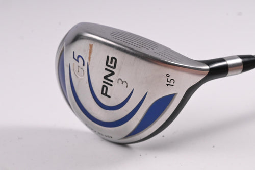 Ping G5 #3 Wood / 15 Degree / Regular Flex Ping TFC 100 F Shaft