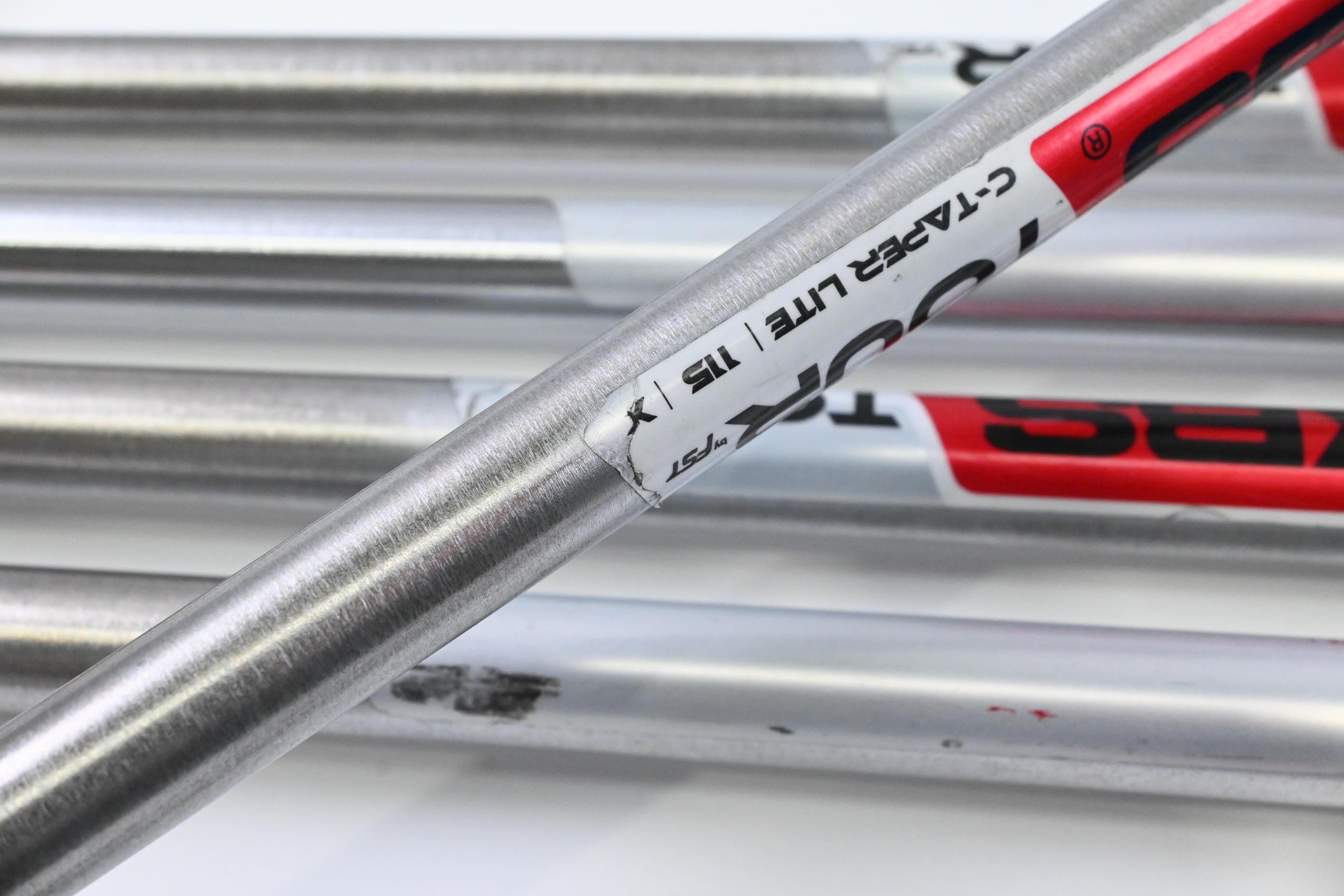 Left Hand Titleist T100 2023 Irons / 3-9i / X-Flex KBS Tour C-Taper Lite 115