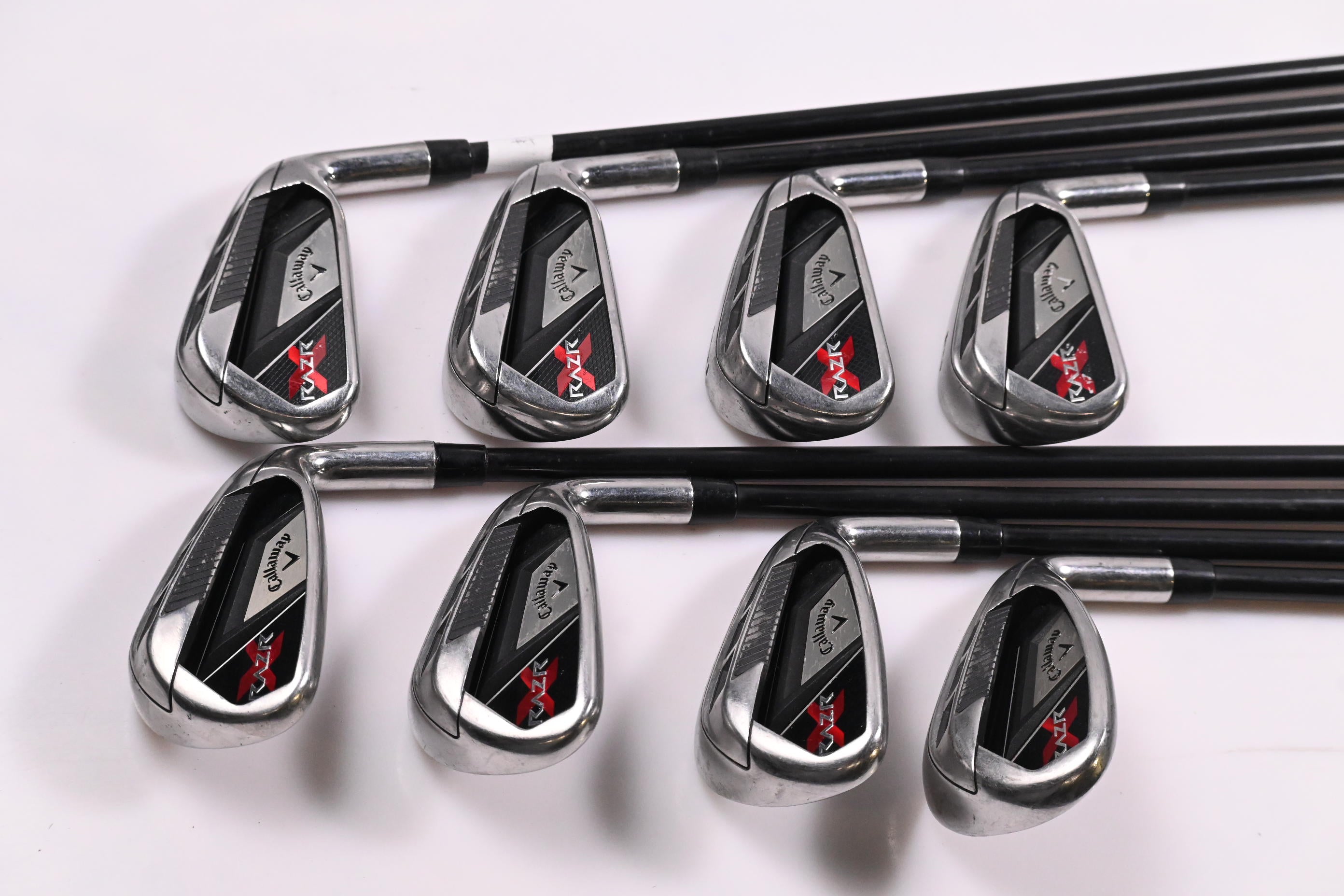 Callaway RAZR X Irons / 4-PW+SW / Regular Flex Callaway 75 Shafts