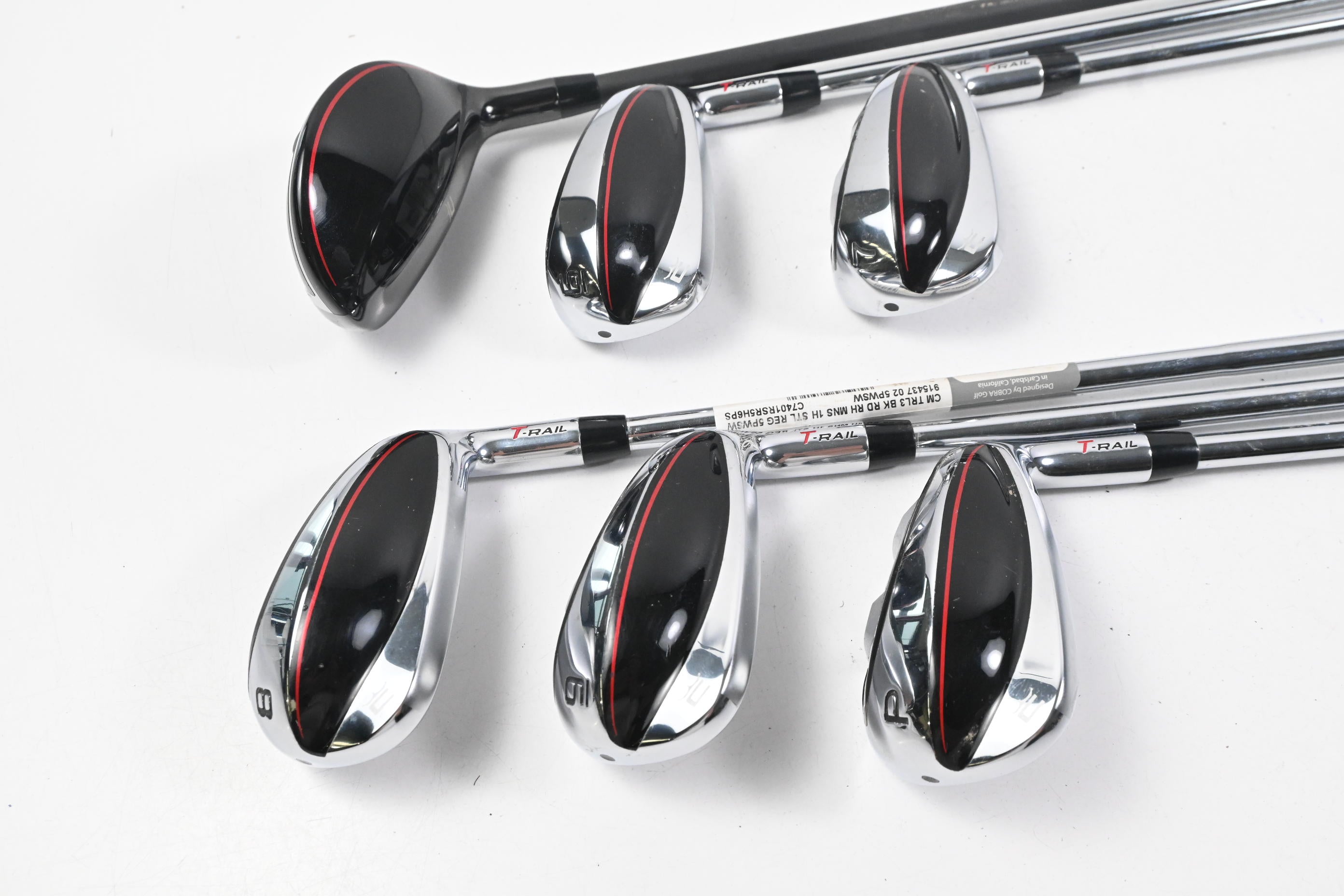 Cobra T-Rail 2023 Irons / 5H+6-PW / Regular Flex Cobra Ultralite Shafts