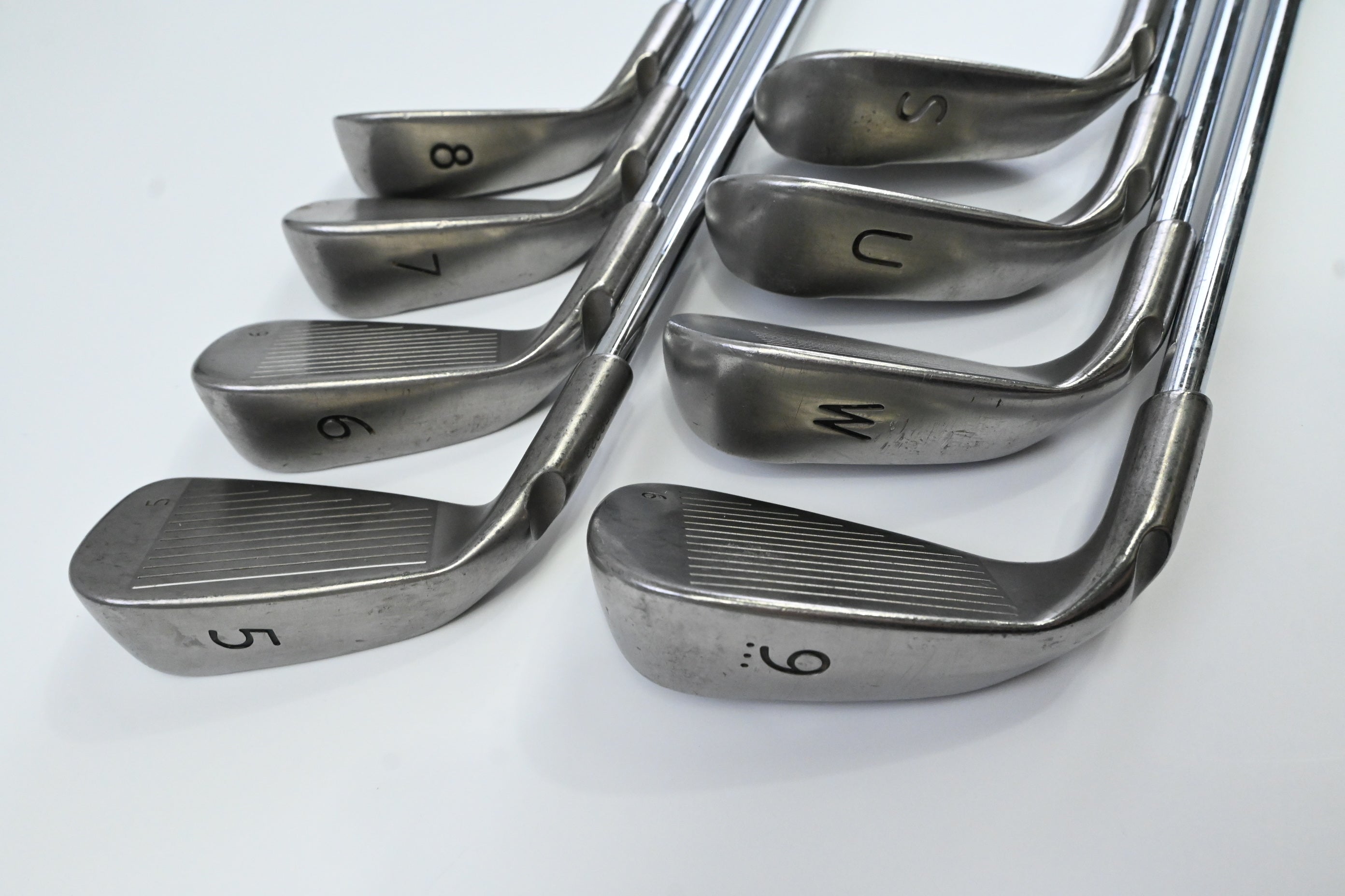 Ping G20 Irons / 5-PW+UW+SW / White Dot / Regular Flex Ping CFS Shafts