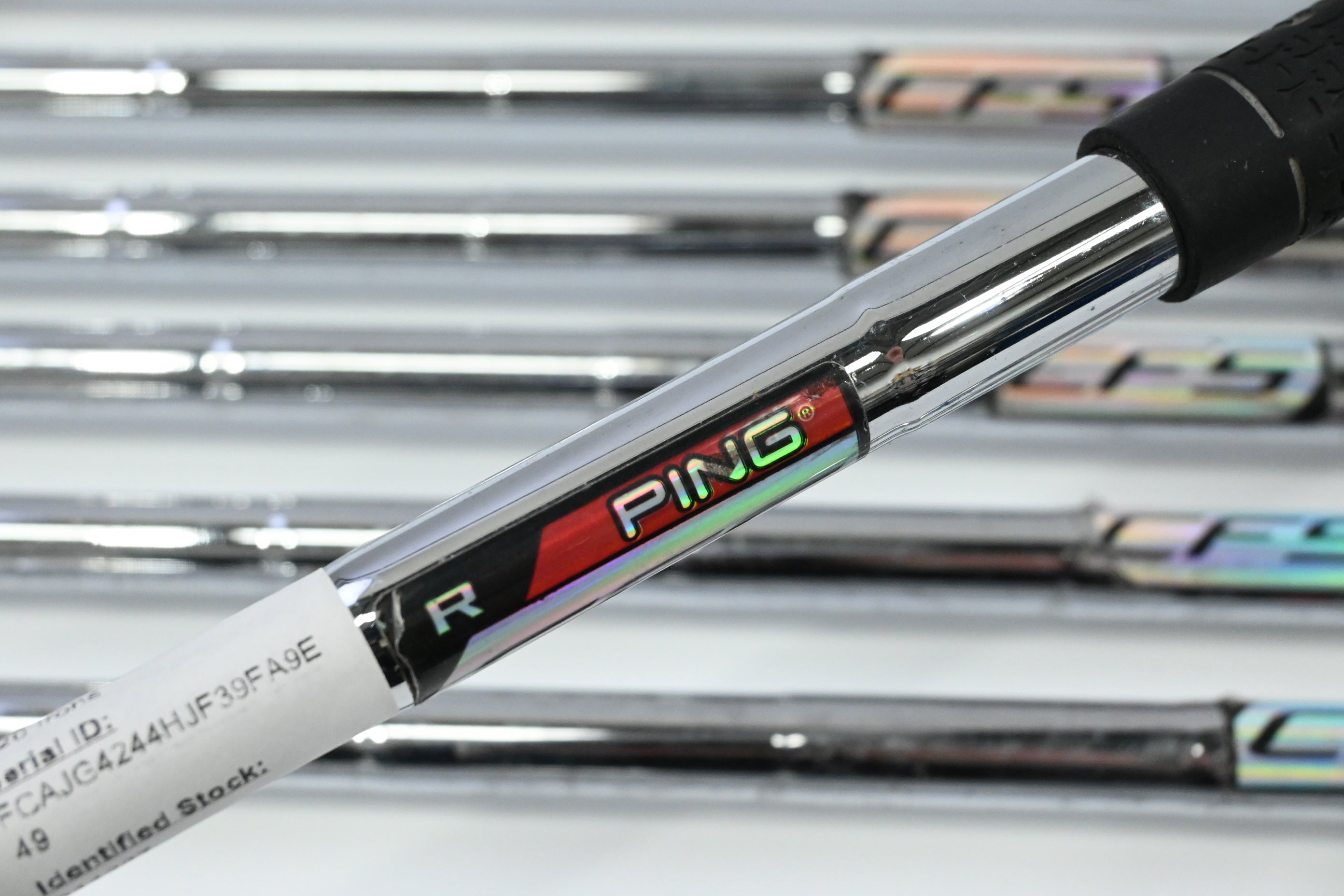Ping G20 Irons / 5-PW+UW+SW / White Dot / Regular Flex Ping CFS Shafts