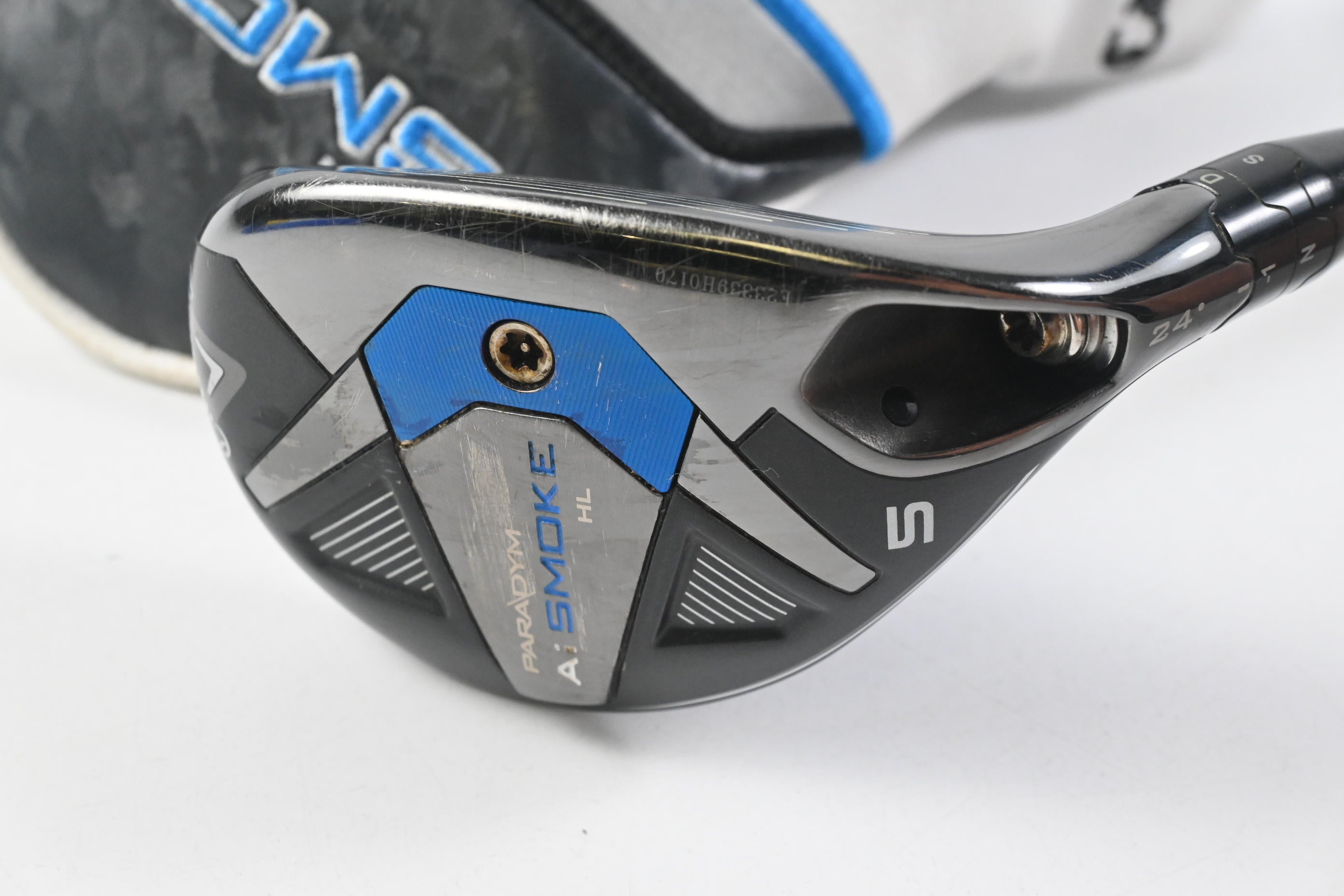 Callaway Paradym Ai Smoke #5 Hybrid / 24 Degree / Senior Flex Cypher 2.0 50