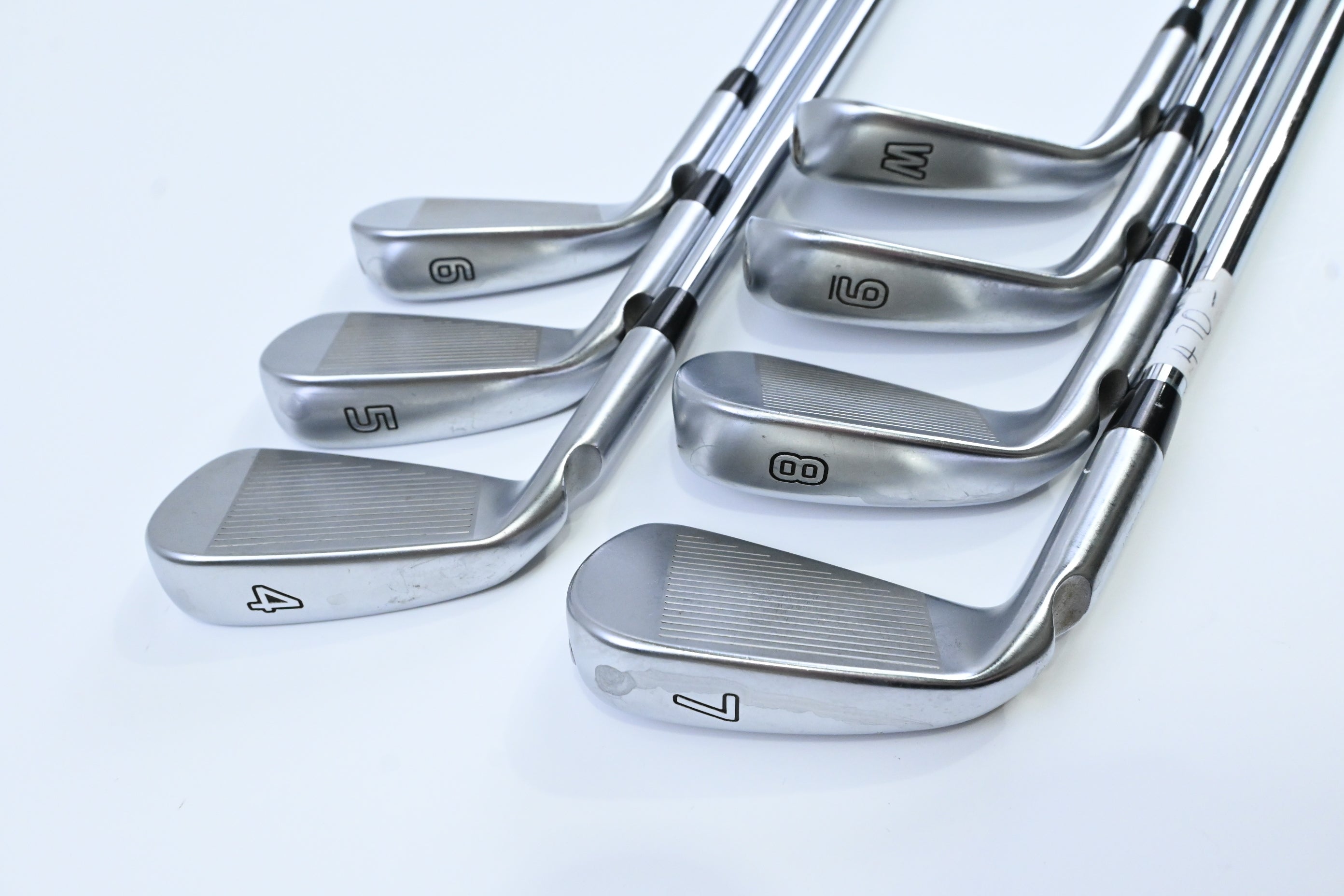Ping i525 Irons / 4-PW / White Dot / Stiff Flex Ping AWT 2.0 Shafts