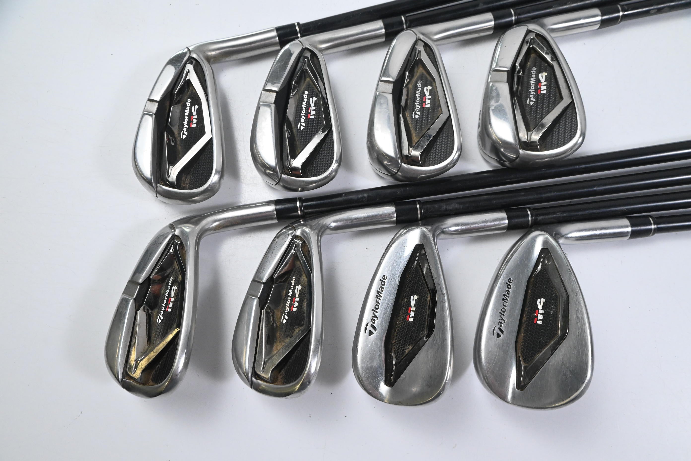 Taylormade M4 Irons / 5-PW+GW+SW / Regular Flex Atmos 6 Shafts