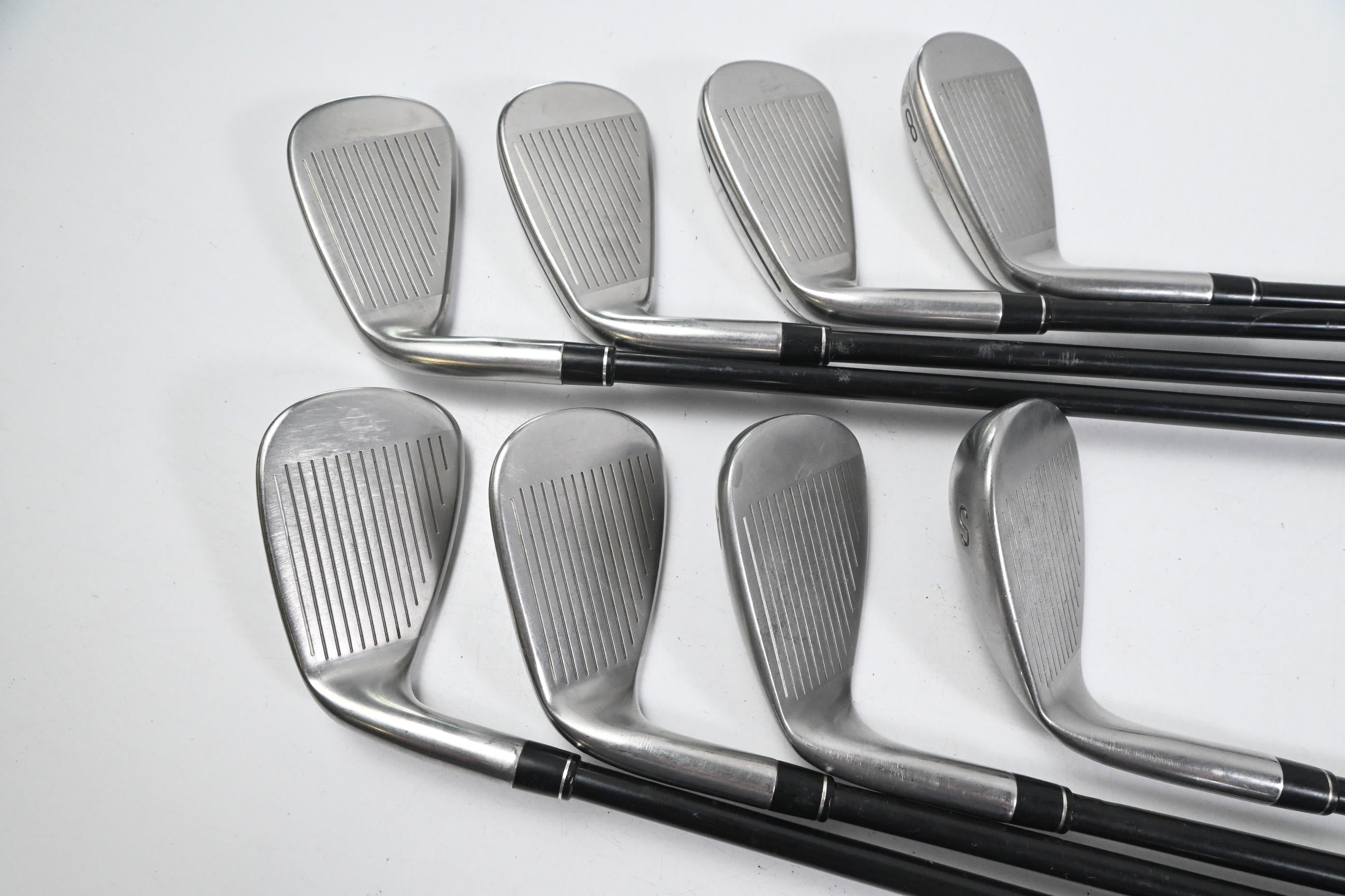Taylormade M4 Irons / 5-PW+GW+SW / Regular Flex Atmos 6 Shafts