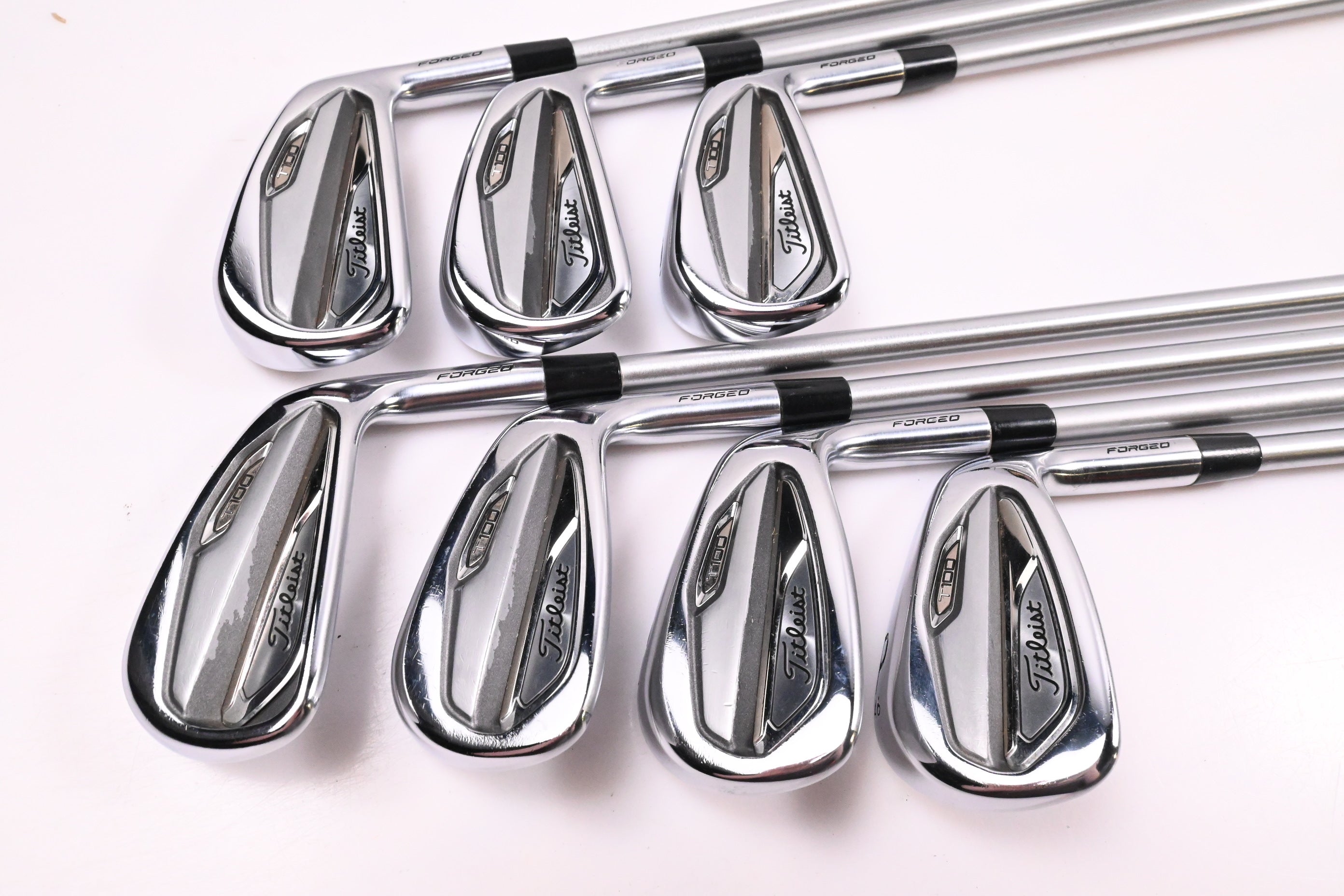 Titleist T100 2019 Irons / 4-PW / Stiff Flex Steel Shafts