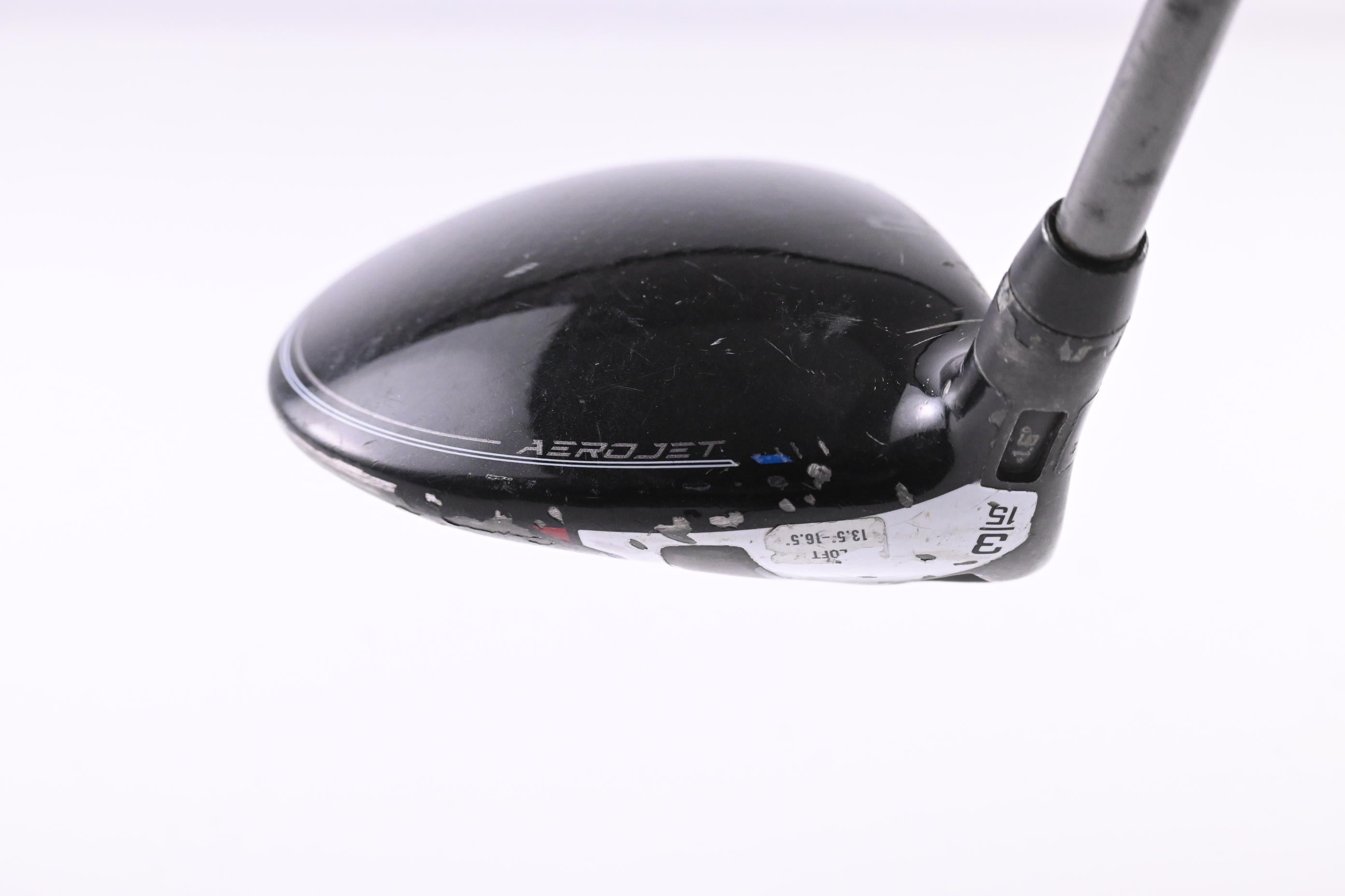Left Hand Cobra Aerojet #3 Wood / 15 Degree / Senior Flex Evenflow Riptide CB 40