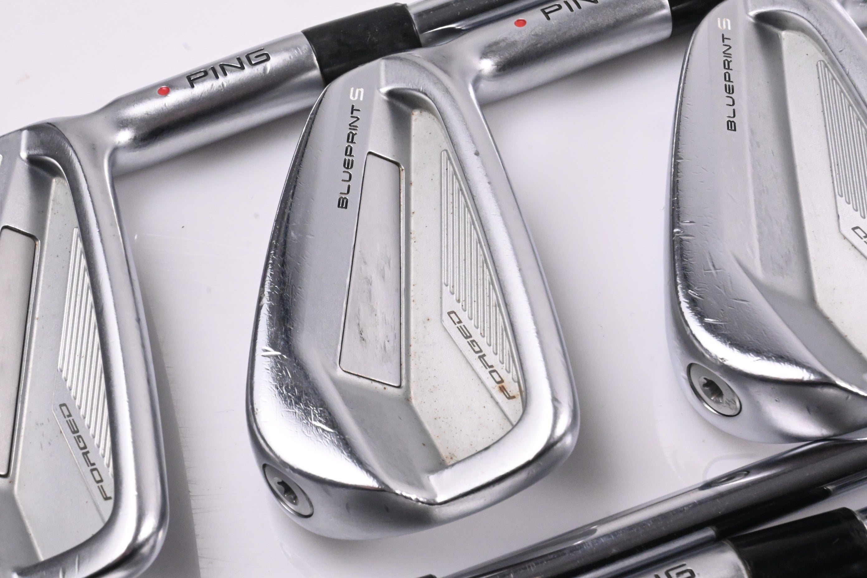 Ping Blueprint S Irons / 4-PW / Red Dot / Stiff Flex Dynamic Gold S300 Shafts