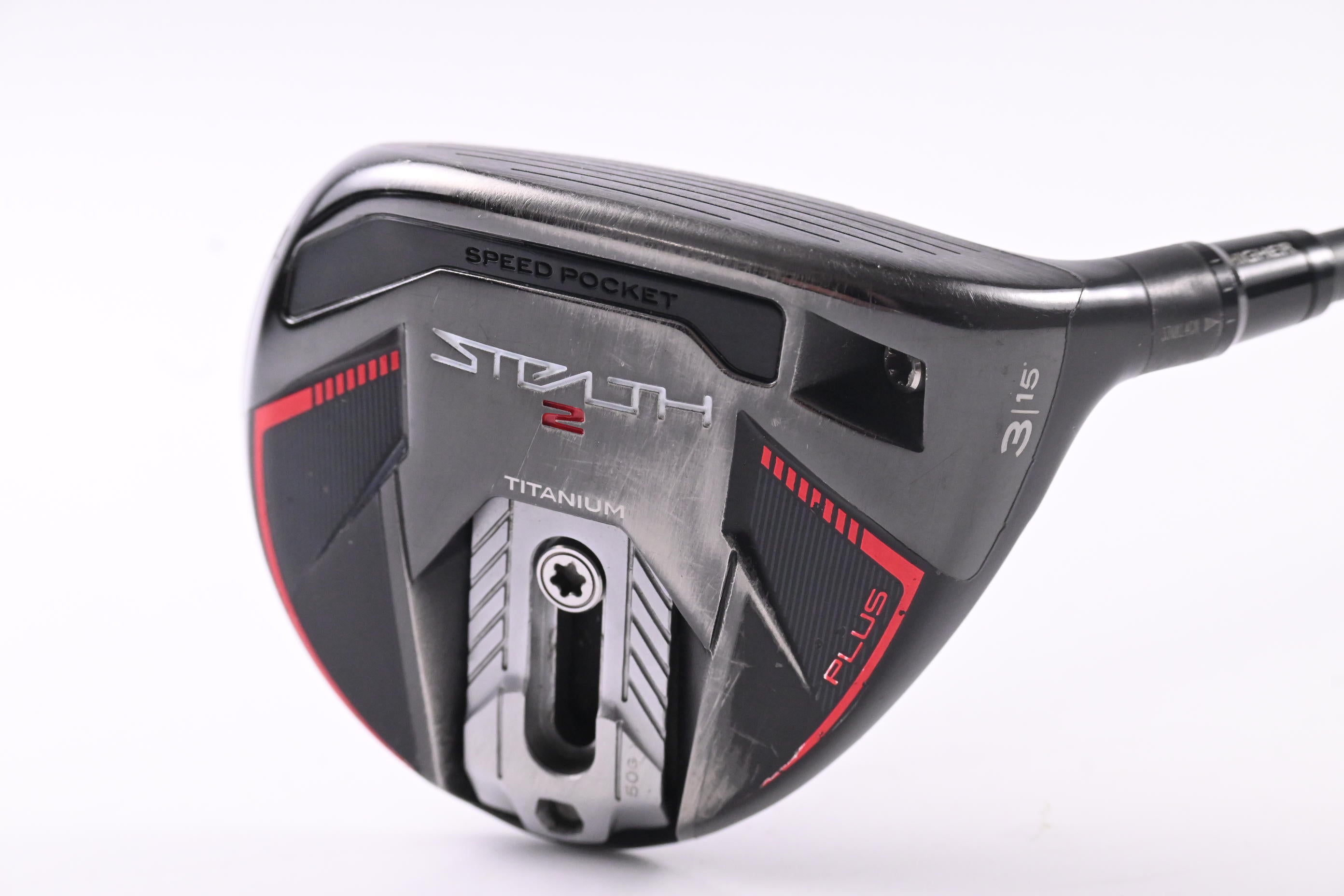 Taylormade Stealth 2 Plus #3 Wood / 15 Degree / Stiff Flex HZRDUS Smoke Black 60