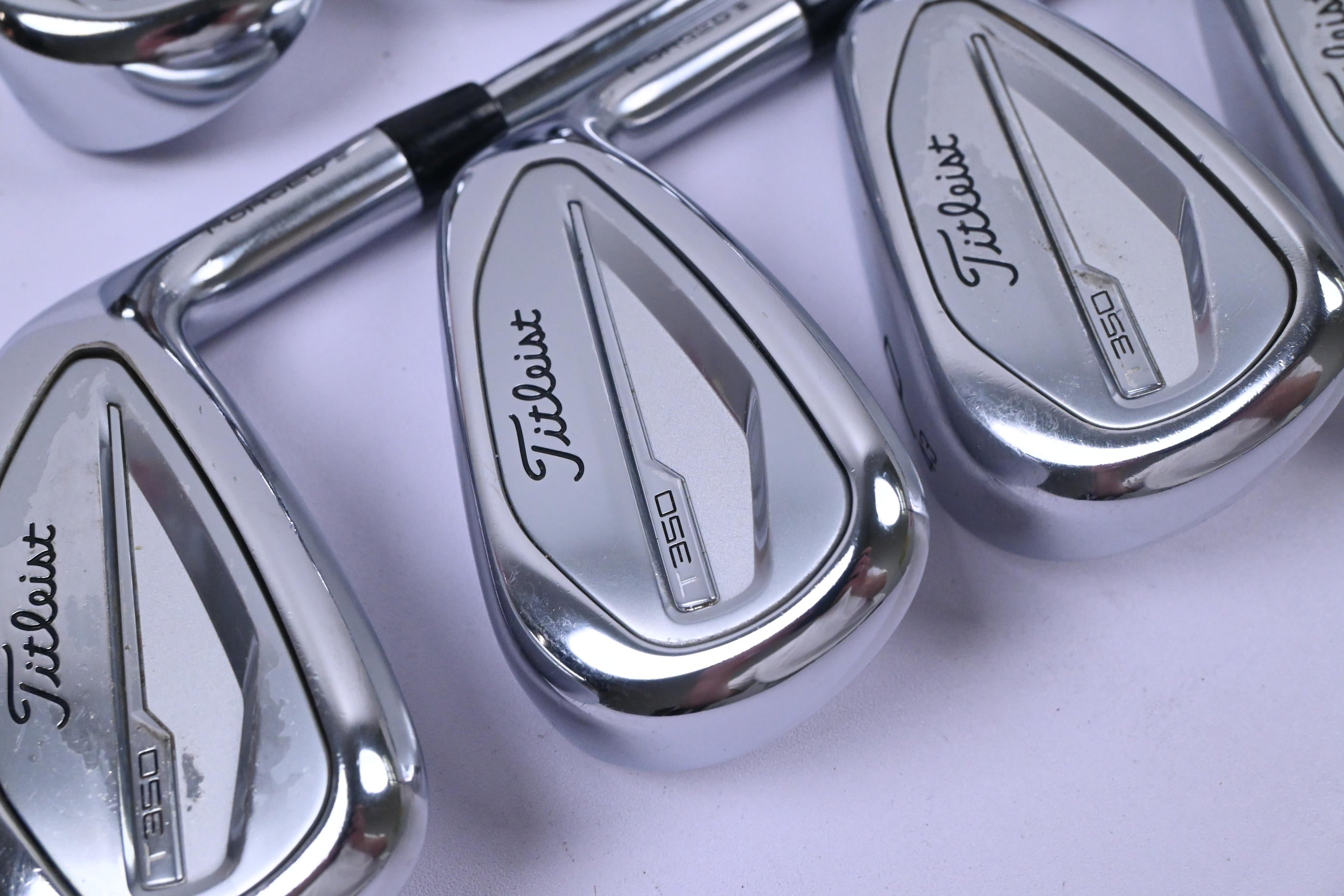 Titleist T350 Irons / 5-PW+48° / Regular Flex True Temper AMT Red S300 Shaft