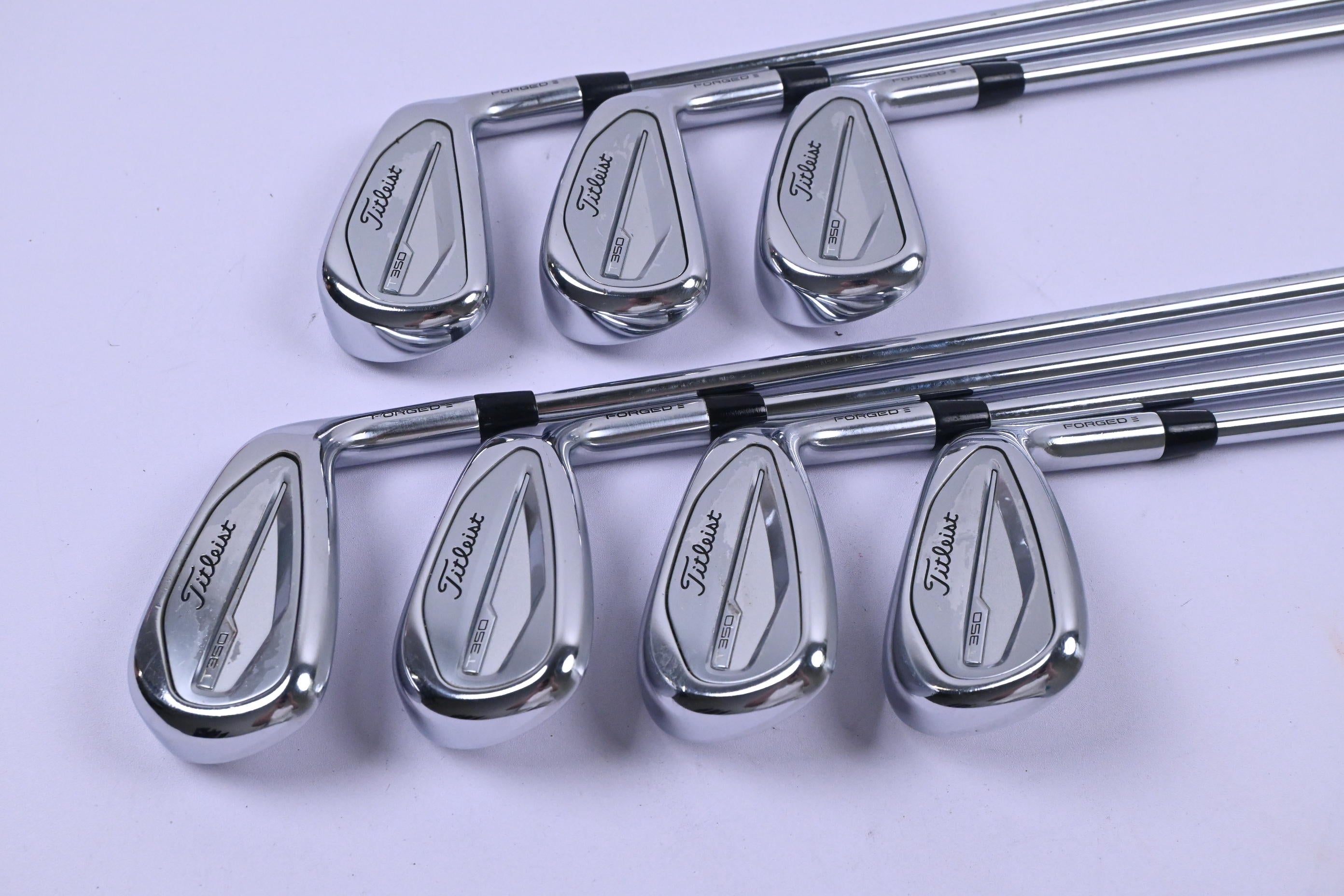 Titleist T350 Irons / 5-PW+48° / Regular Flex True Temper AMT Red S300 Shaft