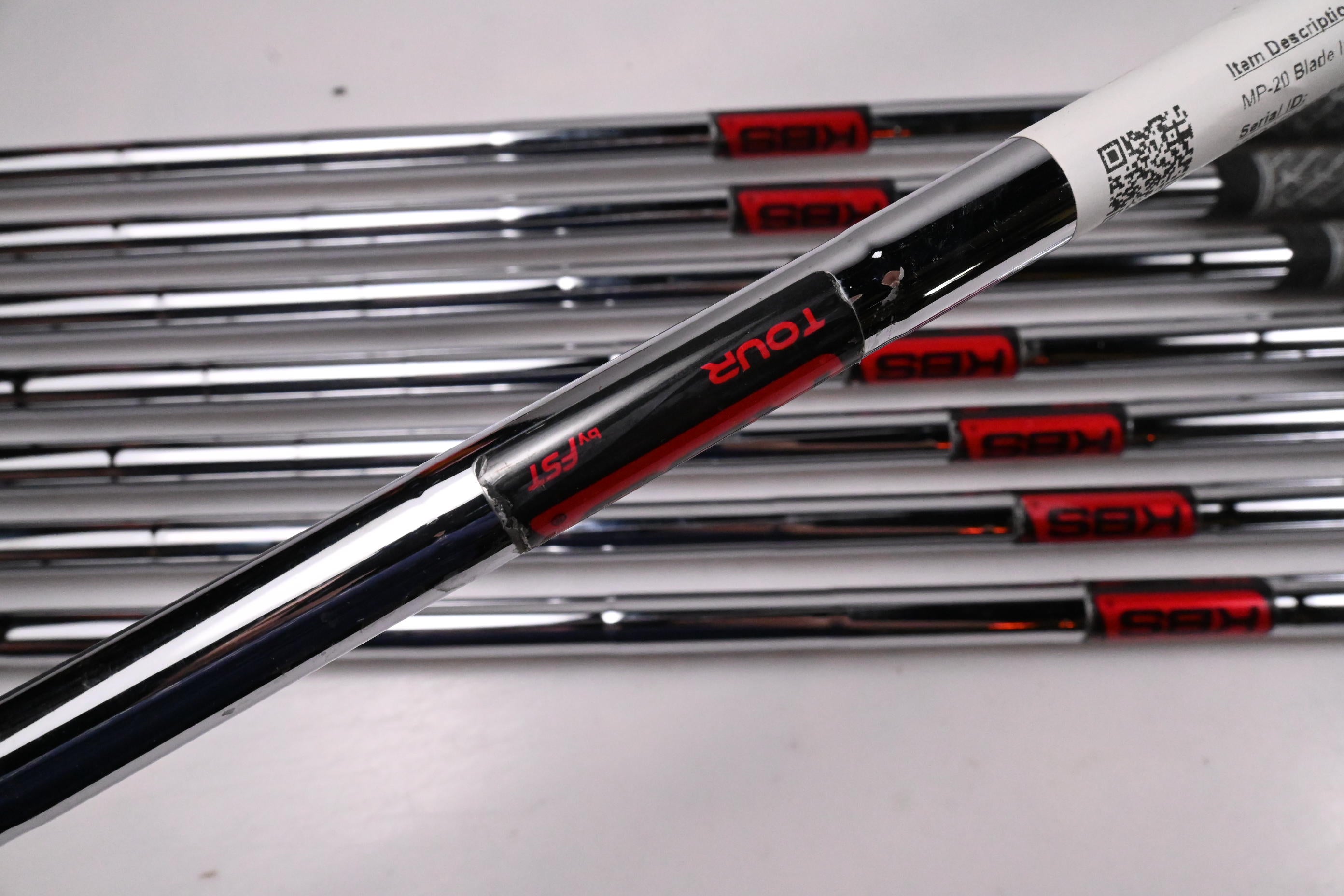 Mizuno MP-20 Blade Irons / 3-PW / Stiff Flex KBS Tour Shafts