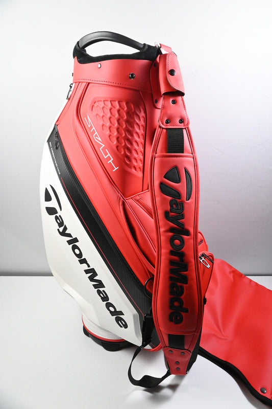 Taylormade Stealth 2 Tour Bag / 6-Way Divider / Red, White & Black