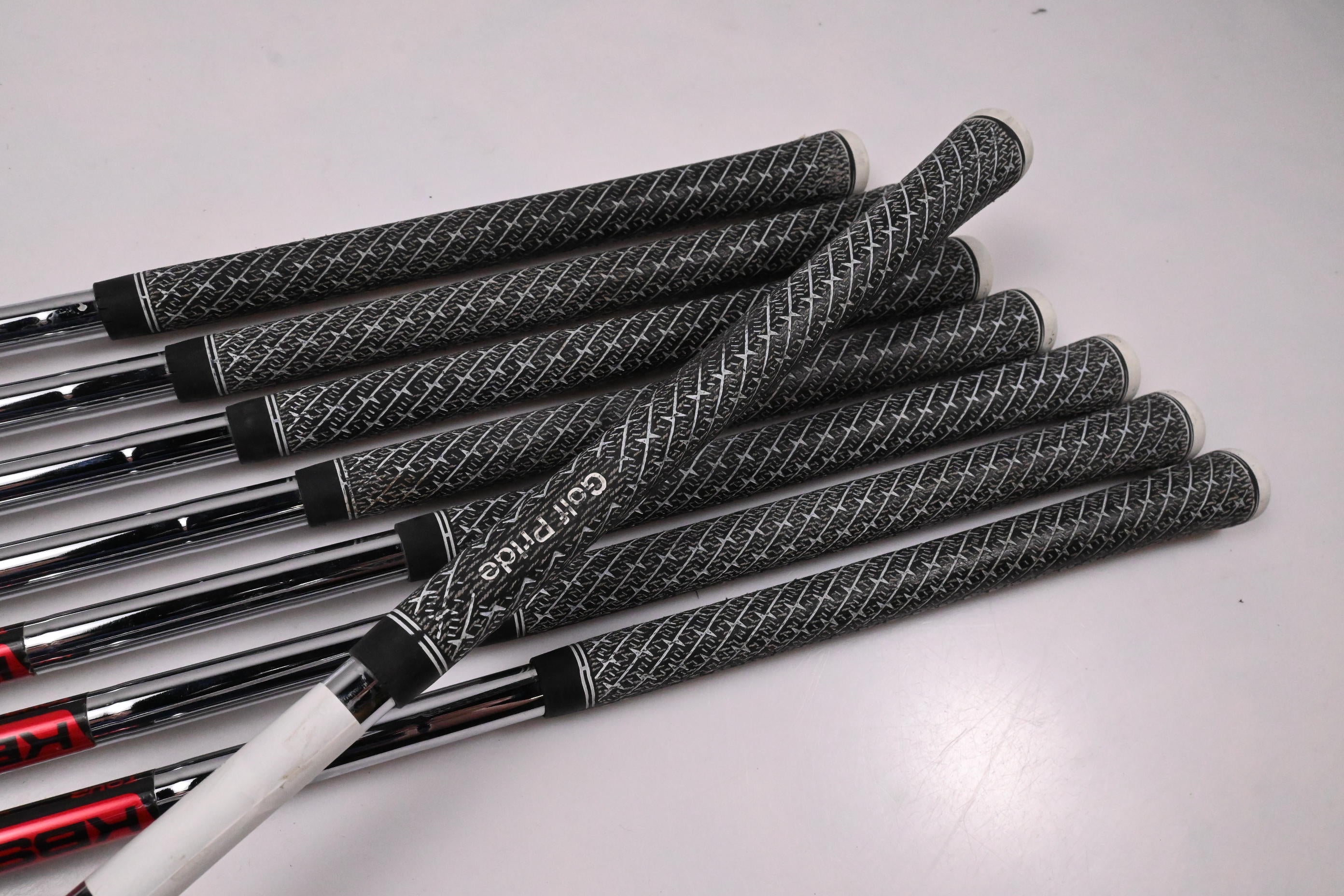 Mizuno MP-20 Blade Irons / 3-PW / Stiff Flex KBS Tour Shafts
