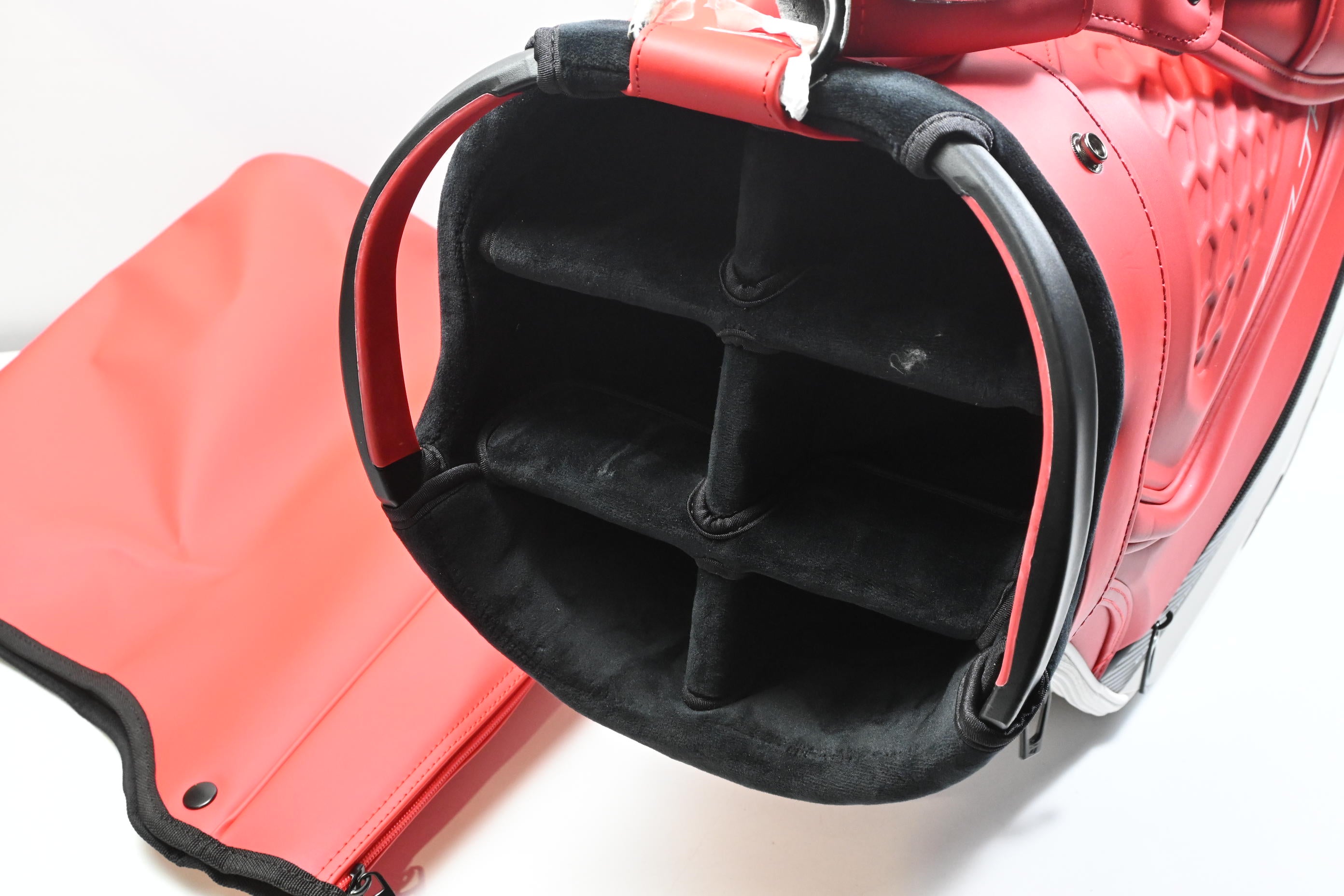 Taylormade Stealth 2 Tour Bag / 6-Way Divider / Red, White & Black