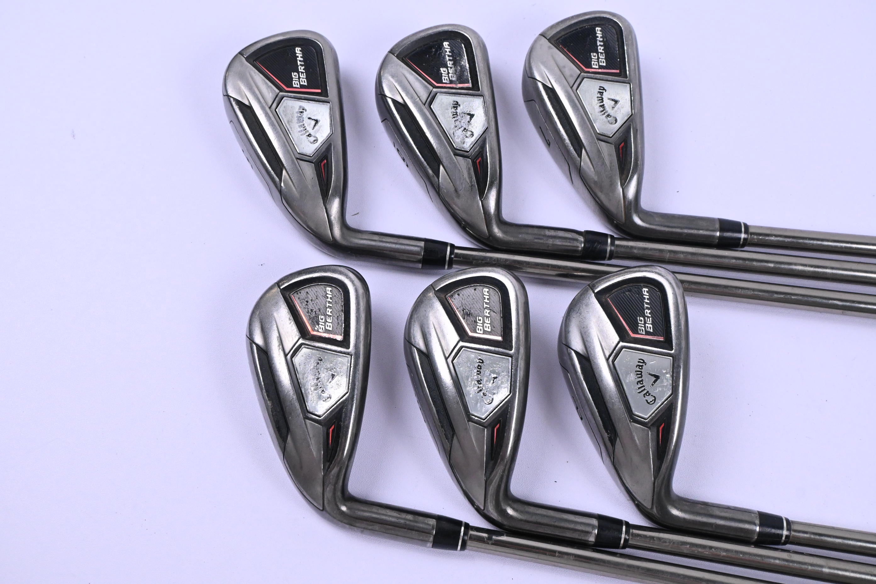 Left Hand Callaway Big Bertha 2015 Irons / 5-PW / Senior Flex Recoil 460 Shafts