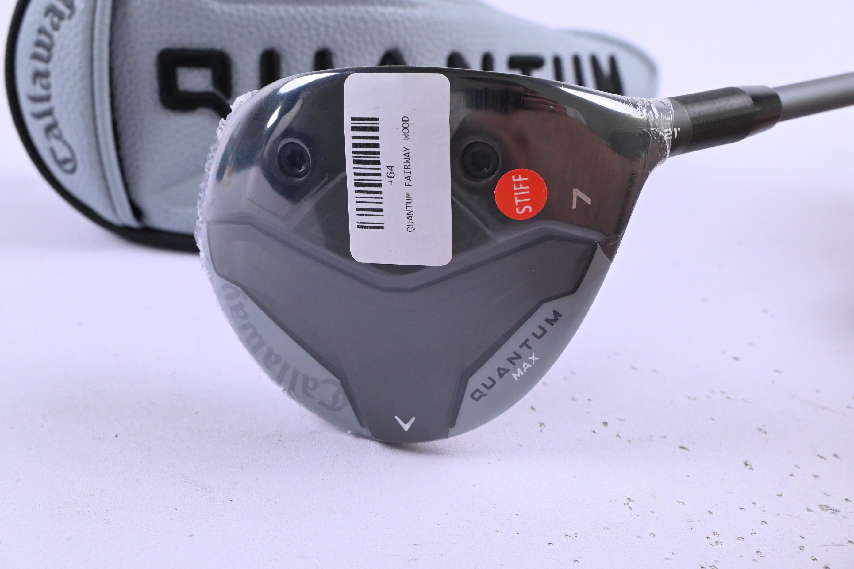 Callaway Quantum Max #7 Wood / 21 Degree / Stiff Flex Denali Frost Silver 60