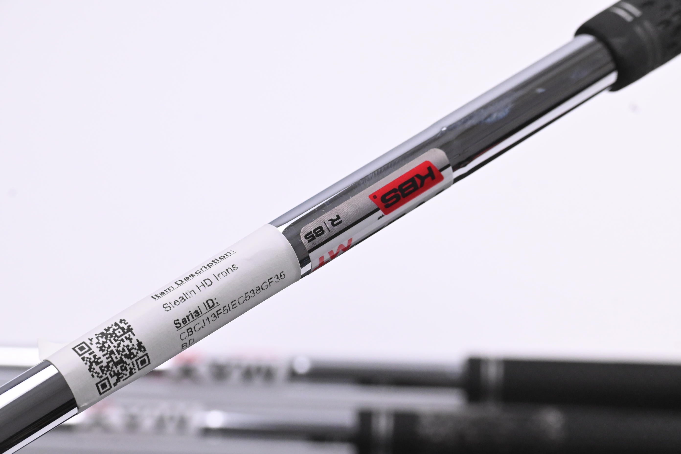 Left Hand Taylormade Stealth HD Irons / 5-PW+GW / Regular Flex KBS MAX MT 85