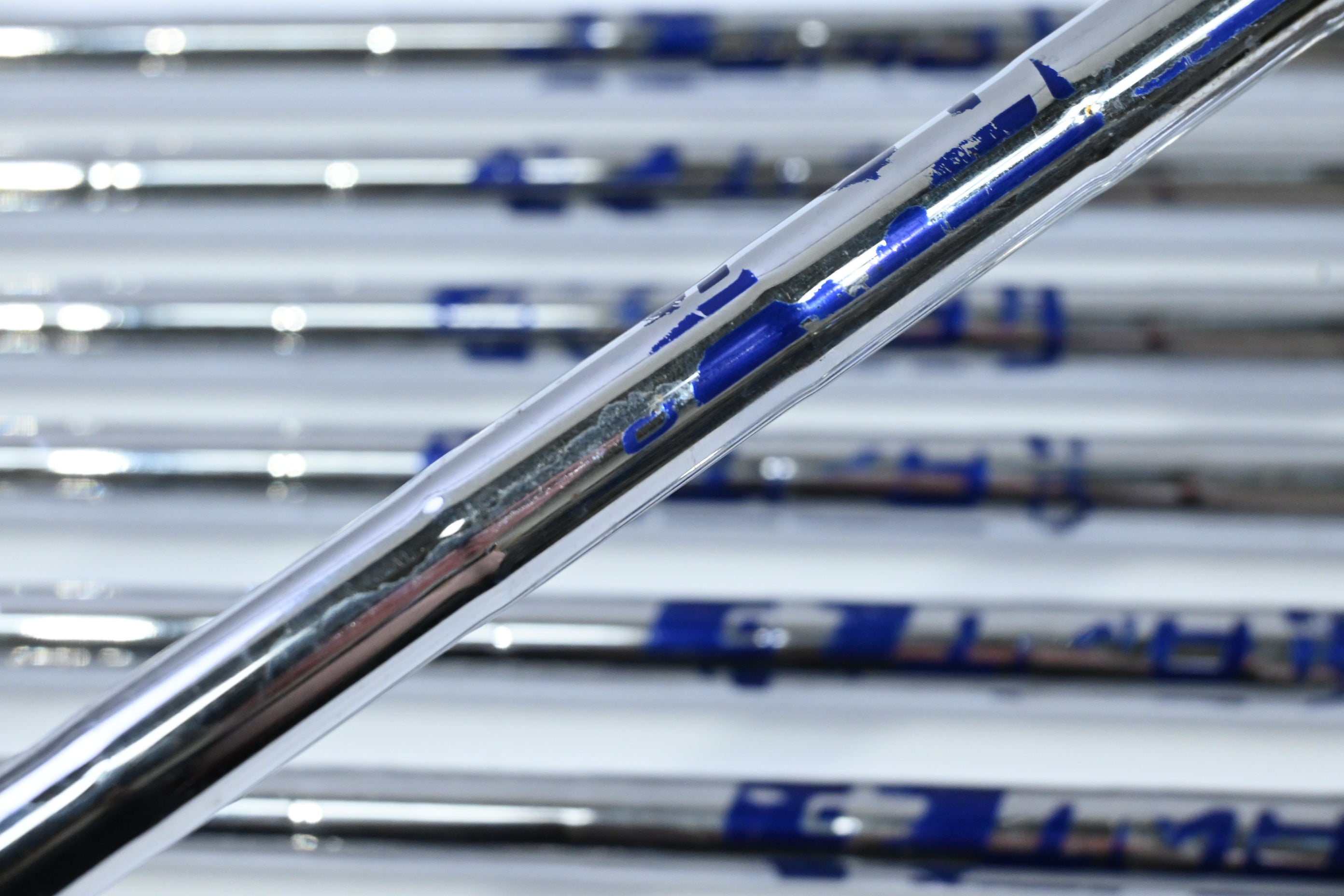 Ping G Series Irons / 5-PW+UW+SW / Blue Dot / Regular Flex Ping AWT 2.0 Shafts