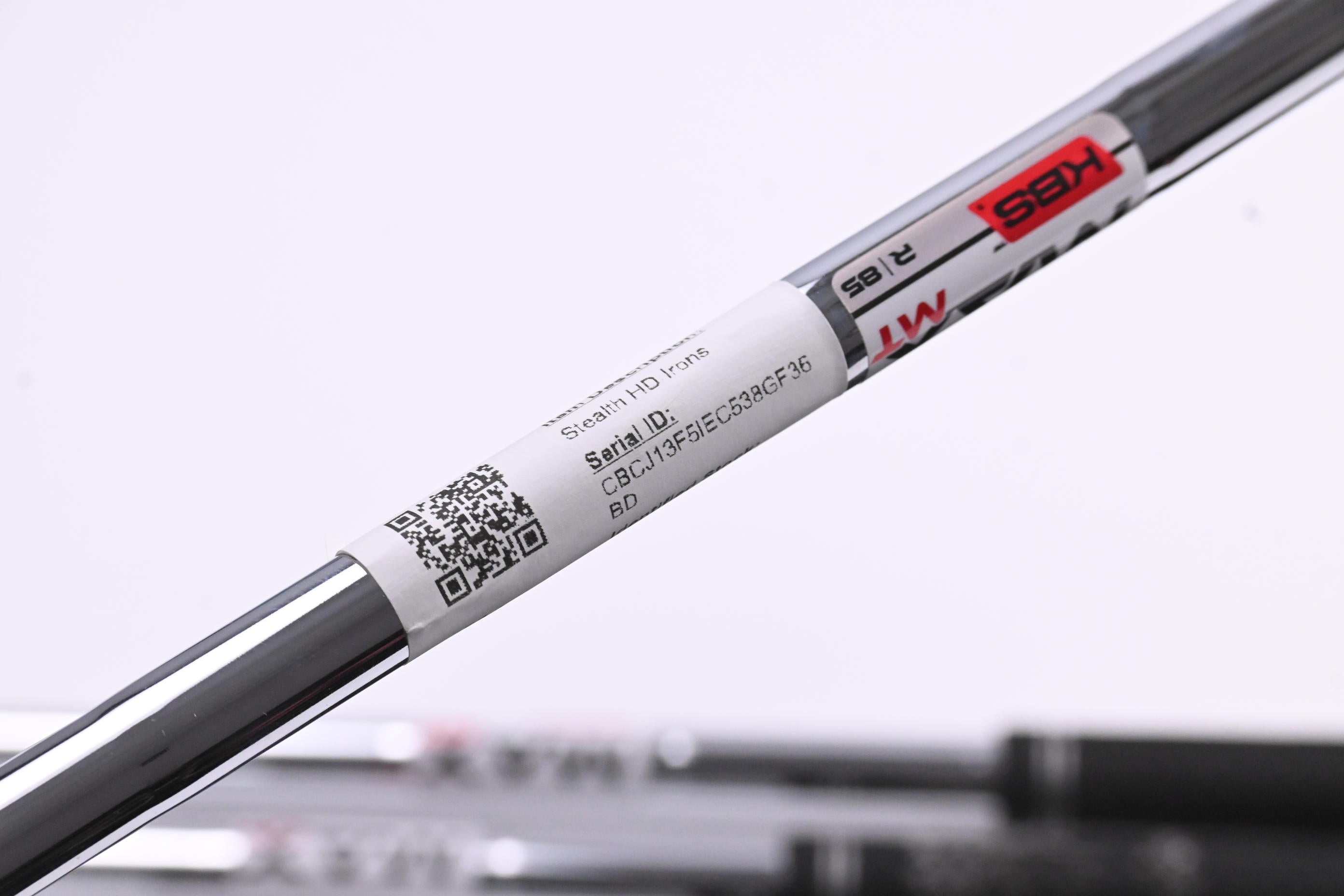 Left Hand Taylormade Stealth HD Irons / 5-PW+GW / Regular Flex KBS MAX MT 85