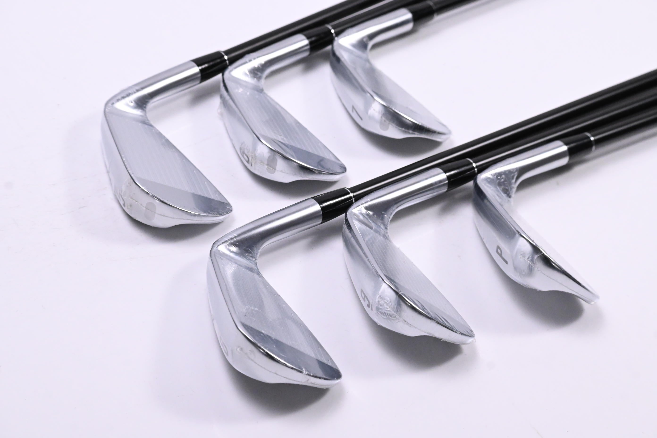 Left Hand Srixon ZXi5 Irons / 5-PW / Stiff Flex UST Helium Nanocore 60 Shafts