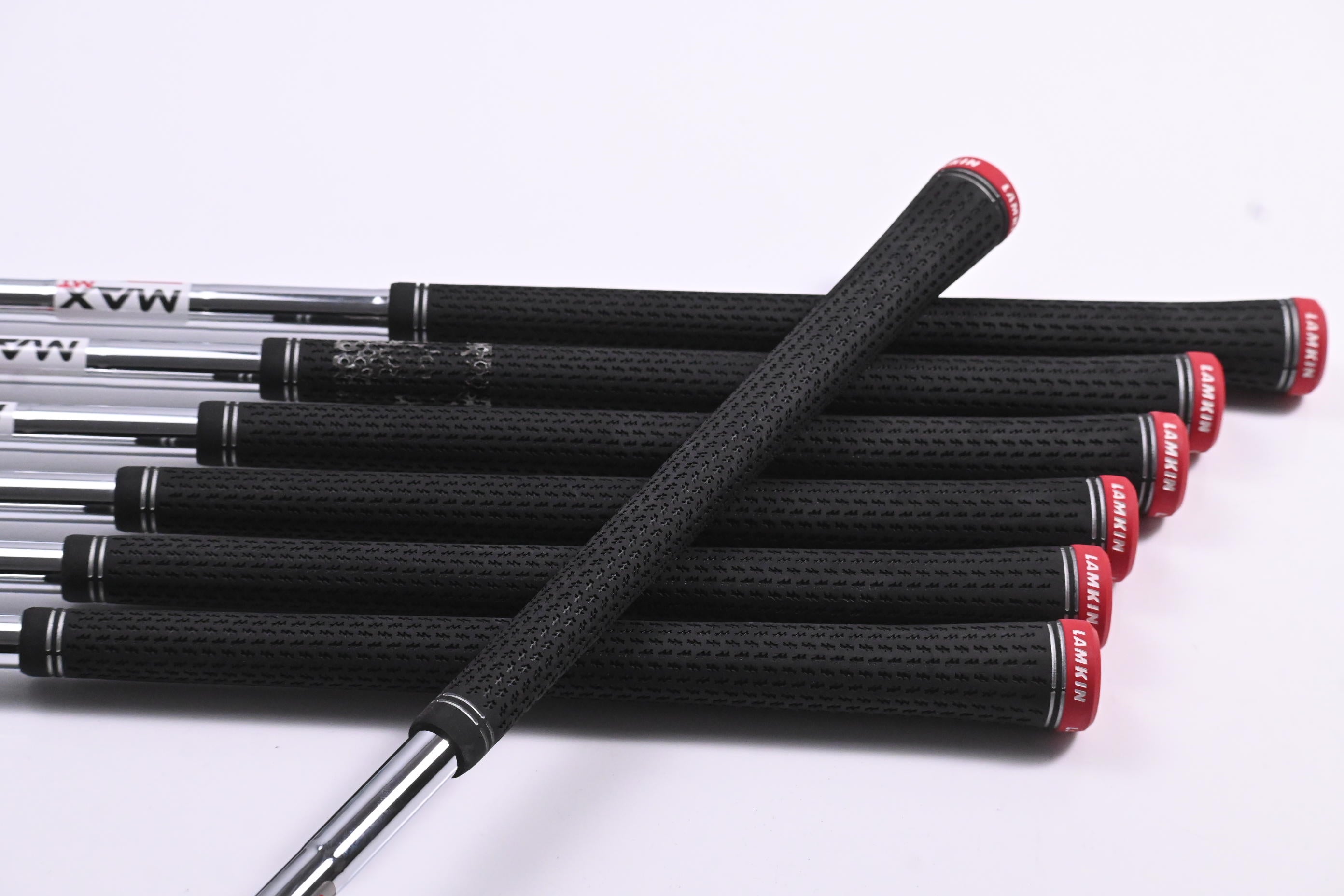 Left Hand Taylormade Stealth HD Irons / 5-PW+GW / Regular Flex KBS MAX MT 85