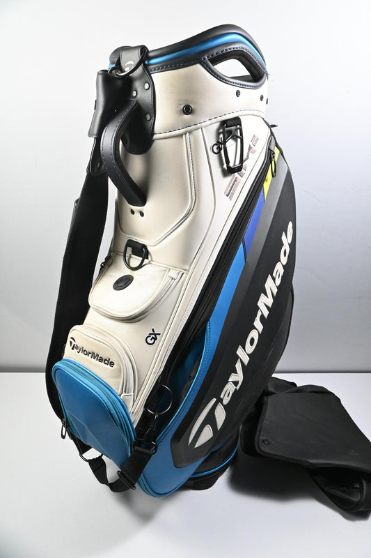 Taylormade Sim 2 Tour Bag / 6-Way Divider / Black, White & Blue