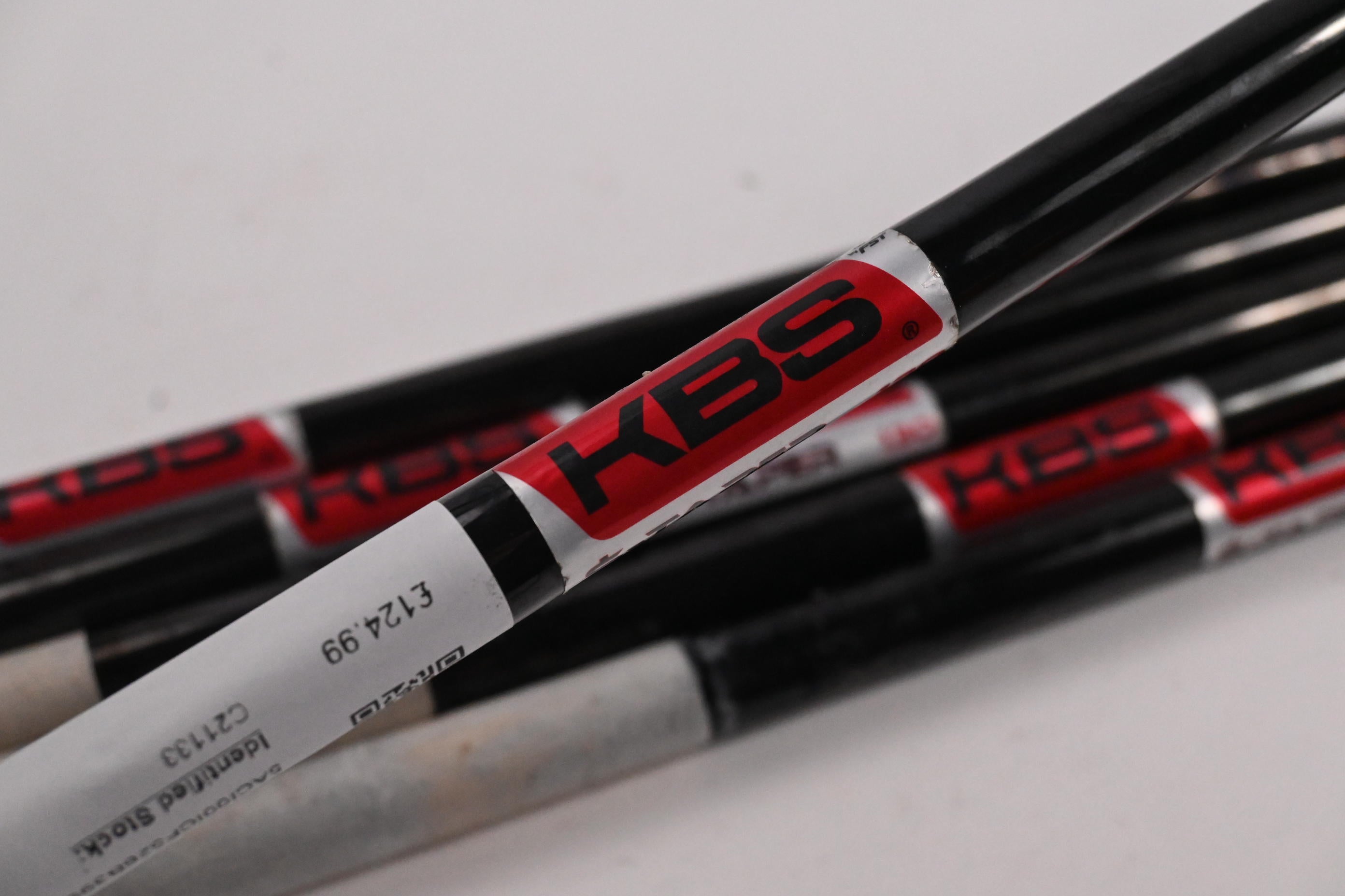 KBS $-Taper 130 Iron Shafts / X-Flex / Set of 6 / .355" Tip