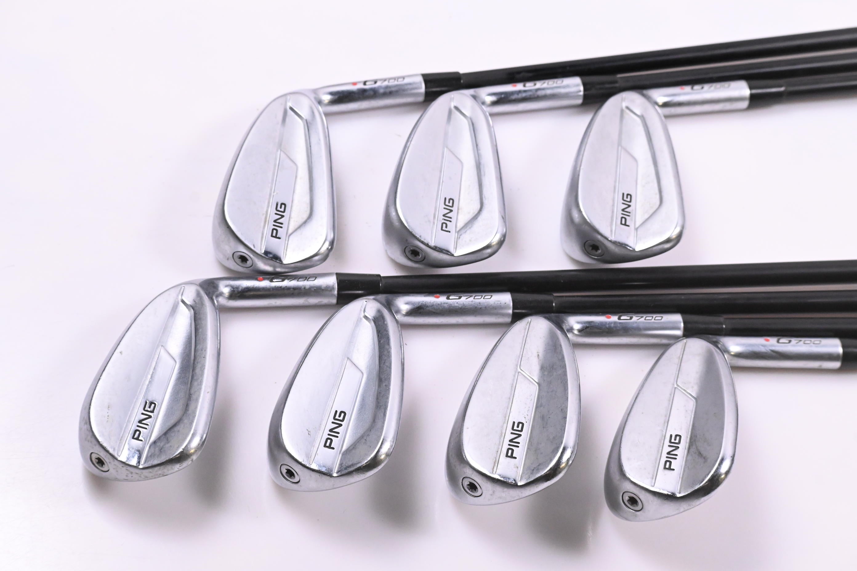 Ping G700 Irons / 5-PW+GW / Red Dot / Senior Flex Ping Alta CB Shafts