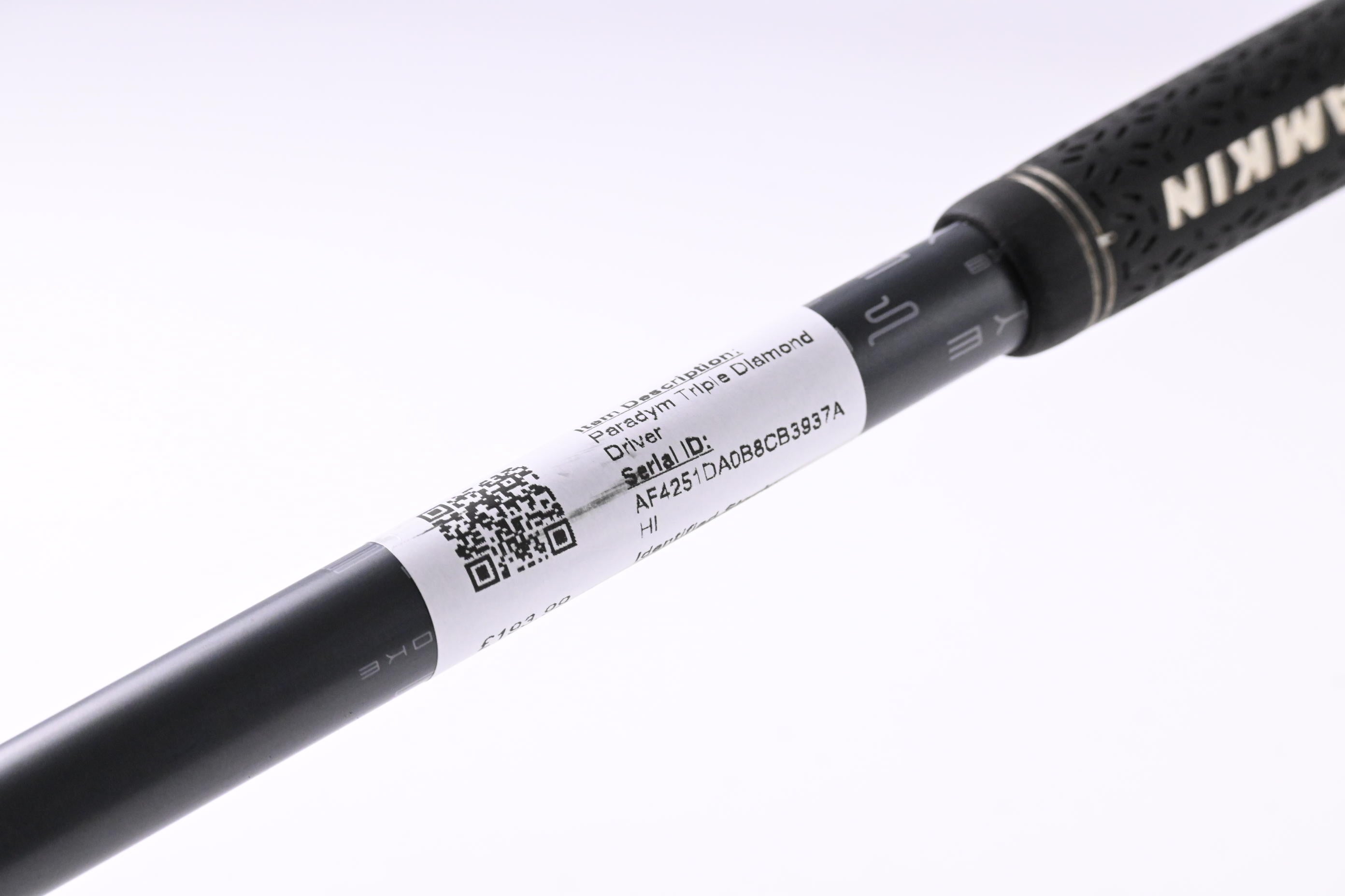 Callaway Paradym Triple Diamond Driver / 9 Degree / Stiff Flex Hzrdus Smoke iM10