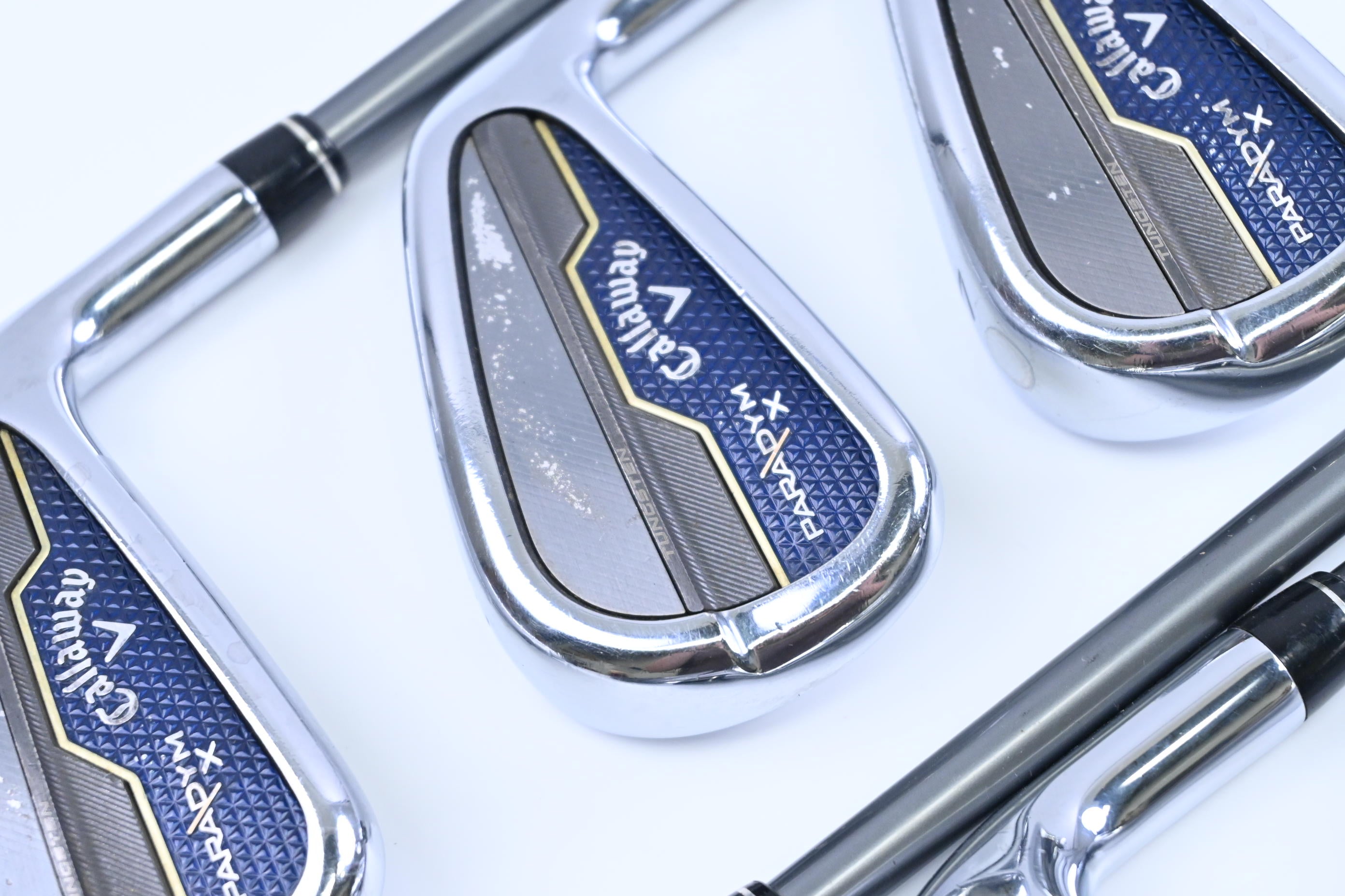 Callaway Paradym X Irons / 5-PW / Regular Flex HZRDUS Gen4 Silver 65 Shafts
