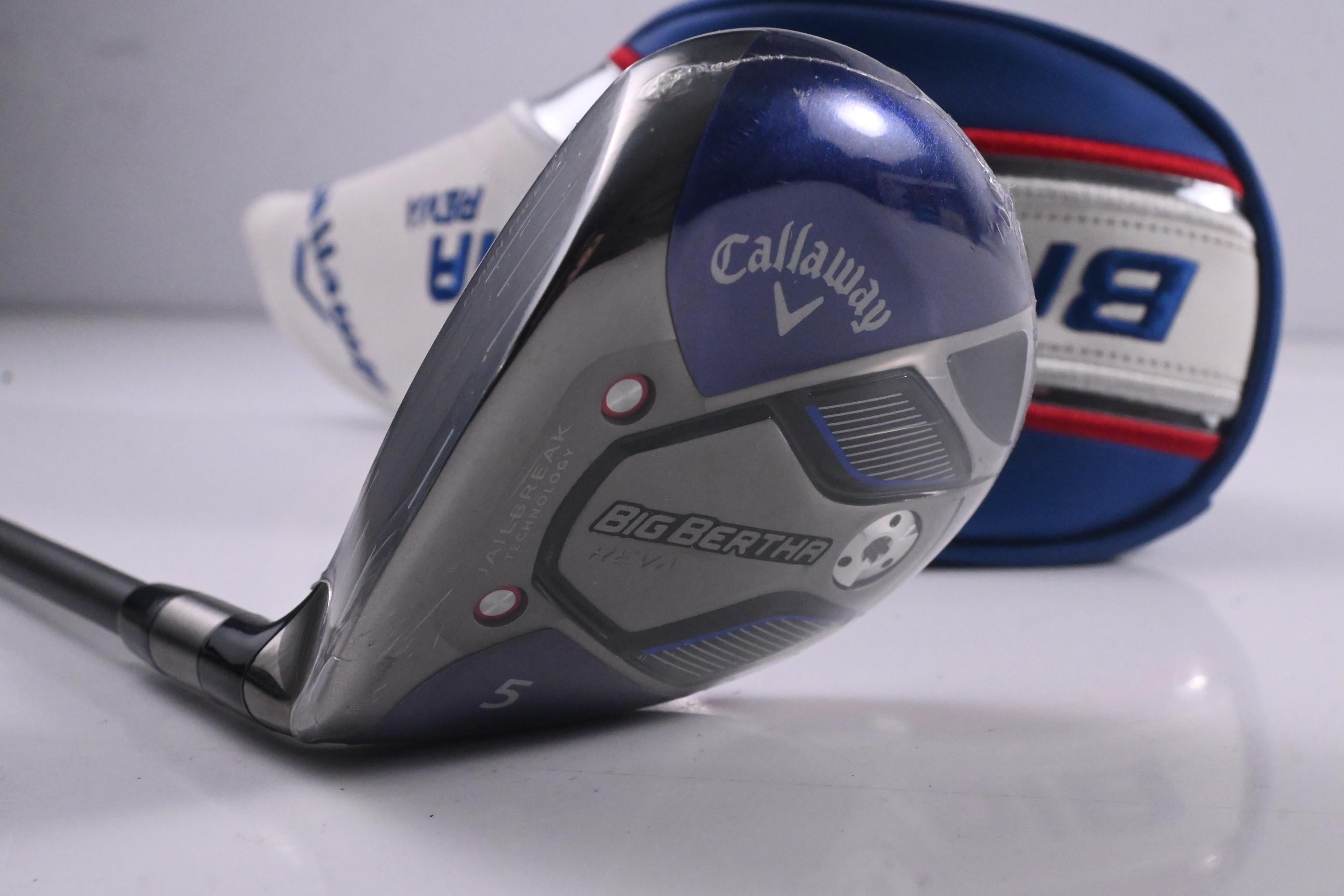 Left Hand Callaway Big Bertha Reva 21 #5 Wood / 21 Degree / Ladies Flex Helium 4