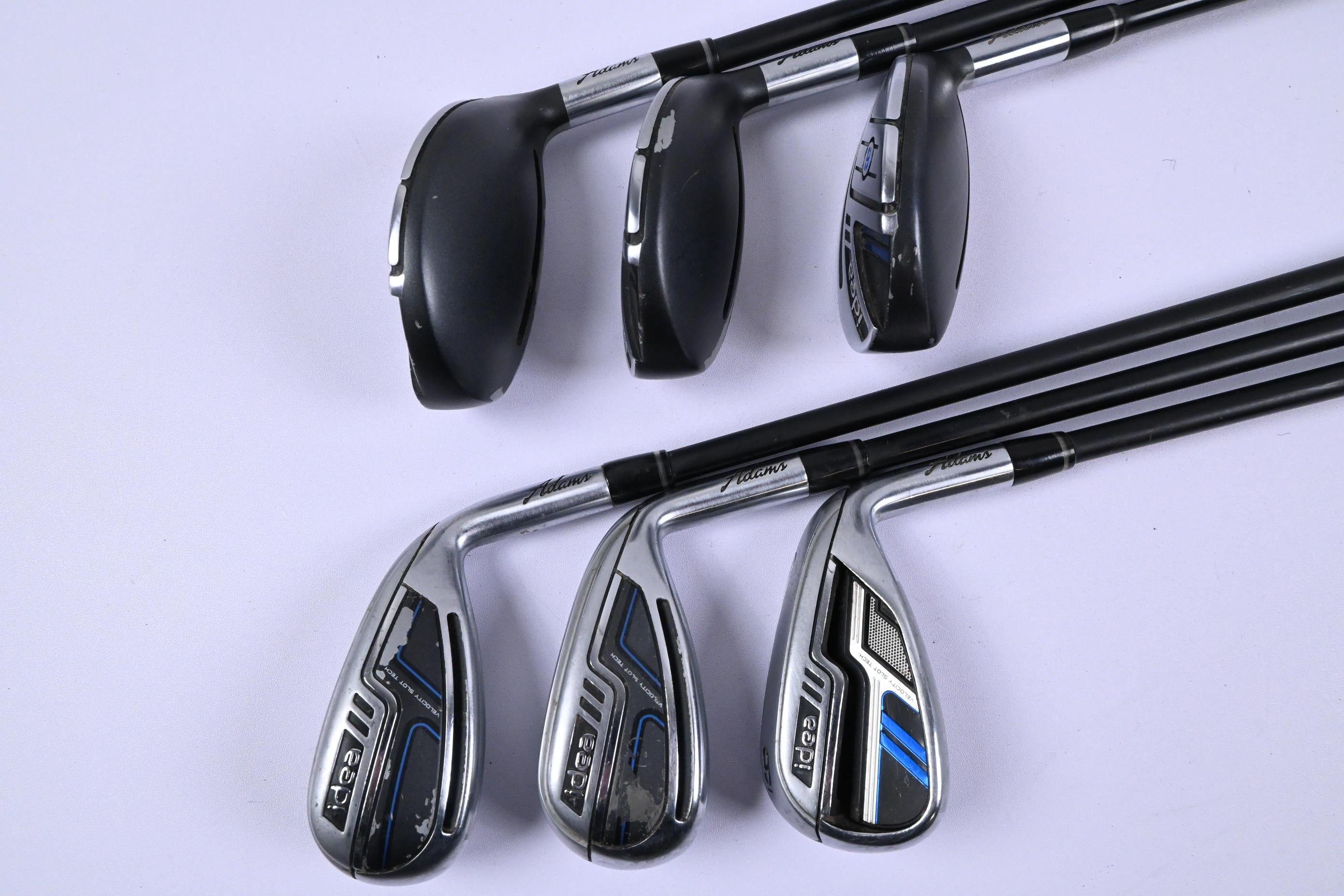 Adams Idea 2014 Hybrid Combo Irons / 4-9i / Regular Flex Bassara 60