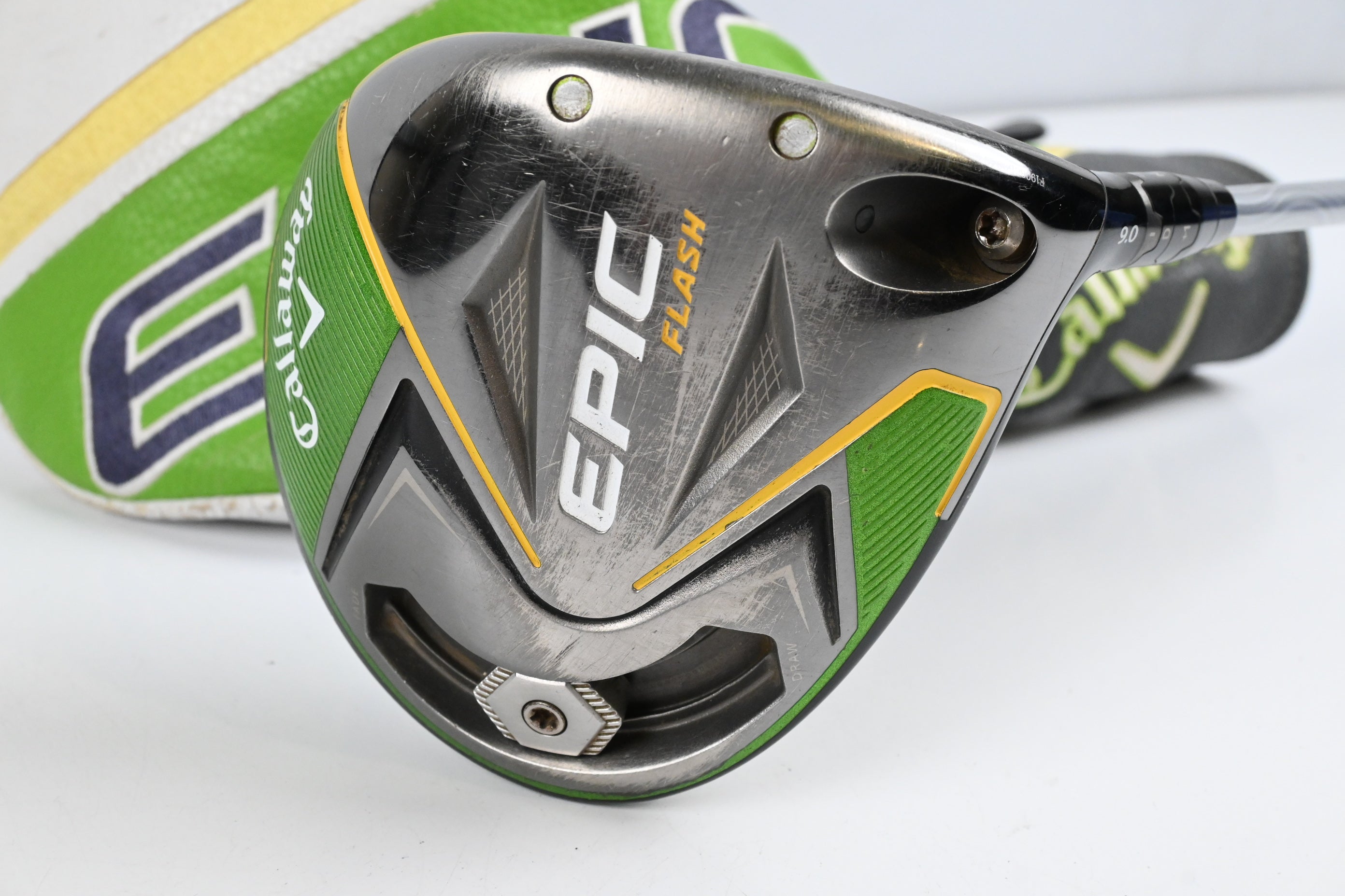 Callaway Epic Flash Driver / 9 Degree / Regular Flex EvenFlow Green 55 Shaft