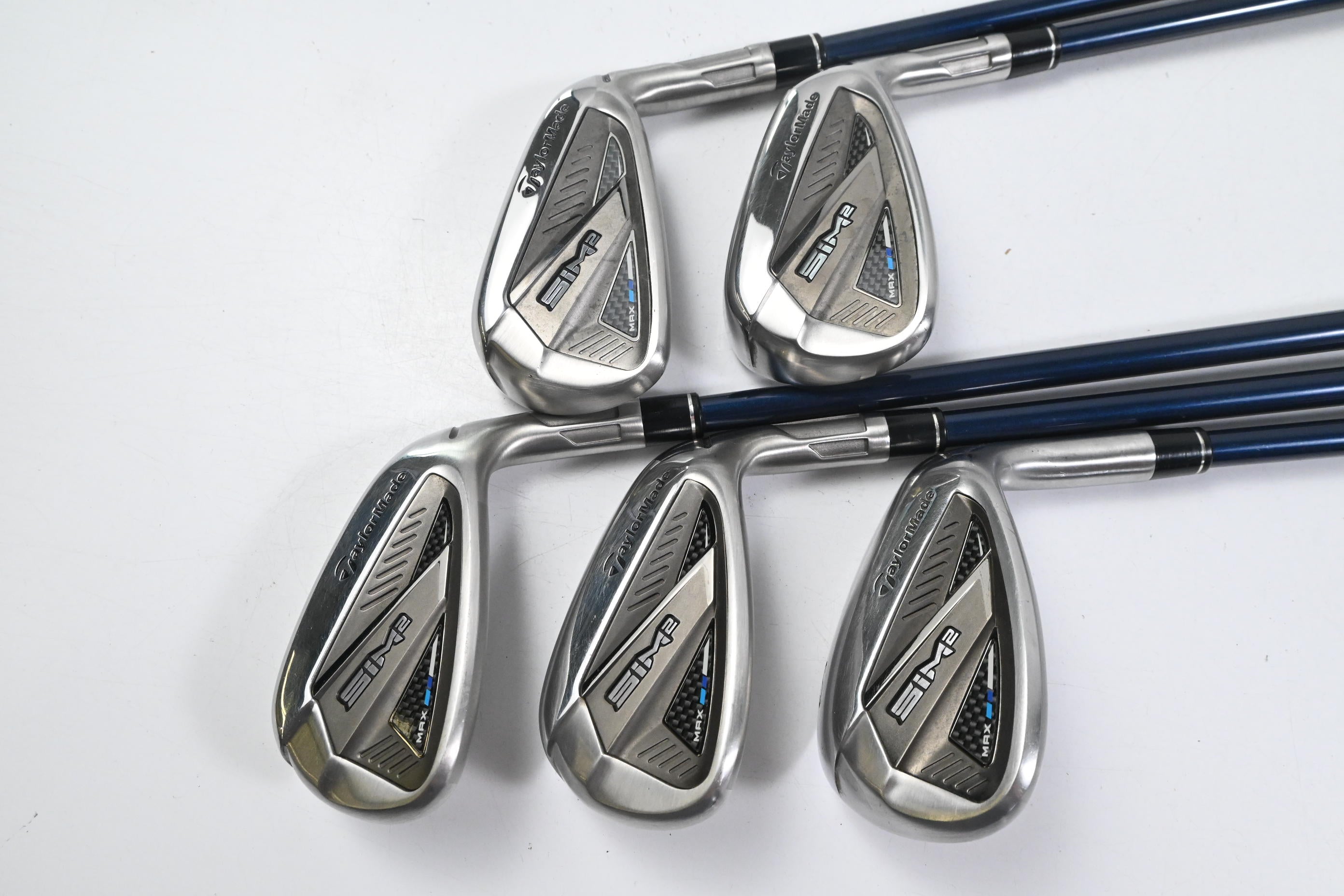 Taylormade SIM2 Max Irons / 7-PW+SW / Senior Flex Ventus Blue 5 Shafts