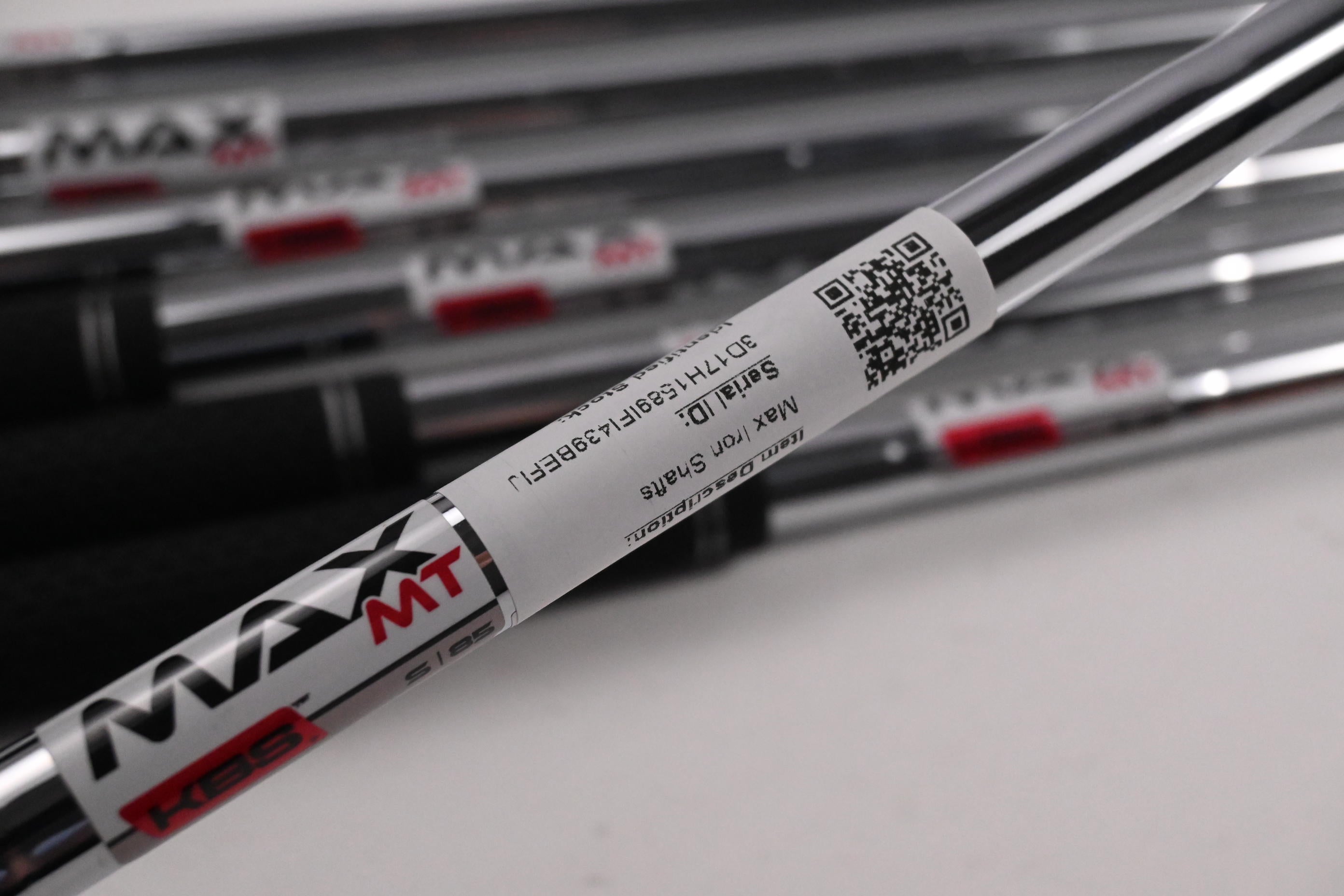 KBS Max MT 85 Iron Shafts / Stiff Flex / Set of 7 / .355" Tip