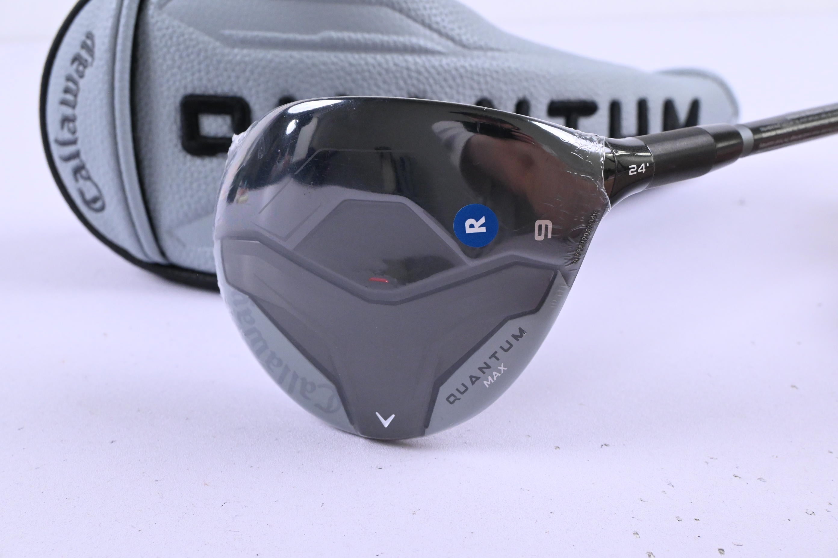 Callaway Quantum Max #9 Wood / 24 Degree / Regular Flex Denali Frost Silver 60