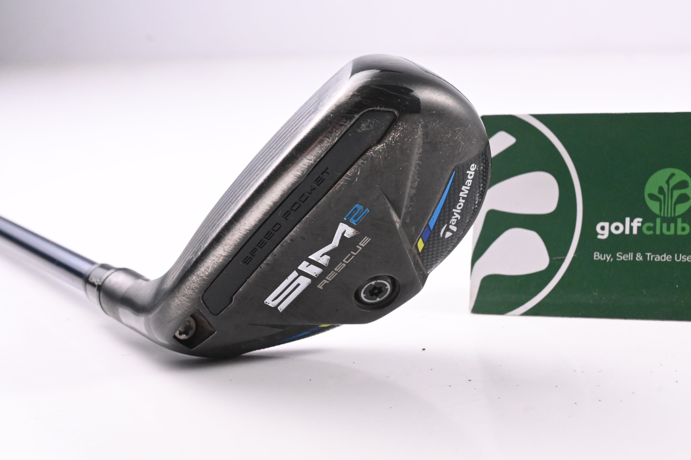Left Hand Taylormade SIM2 #4 Hybrid / 22 Degree / Regular Flex Ventus Blue 6