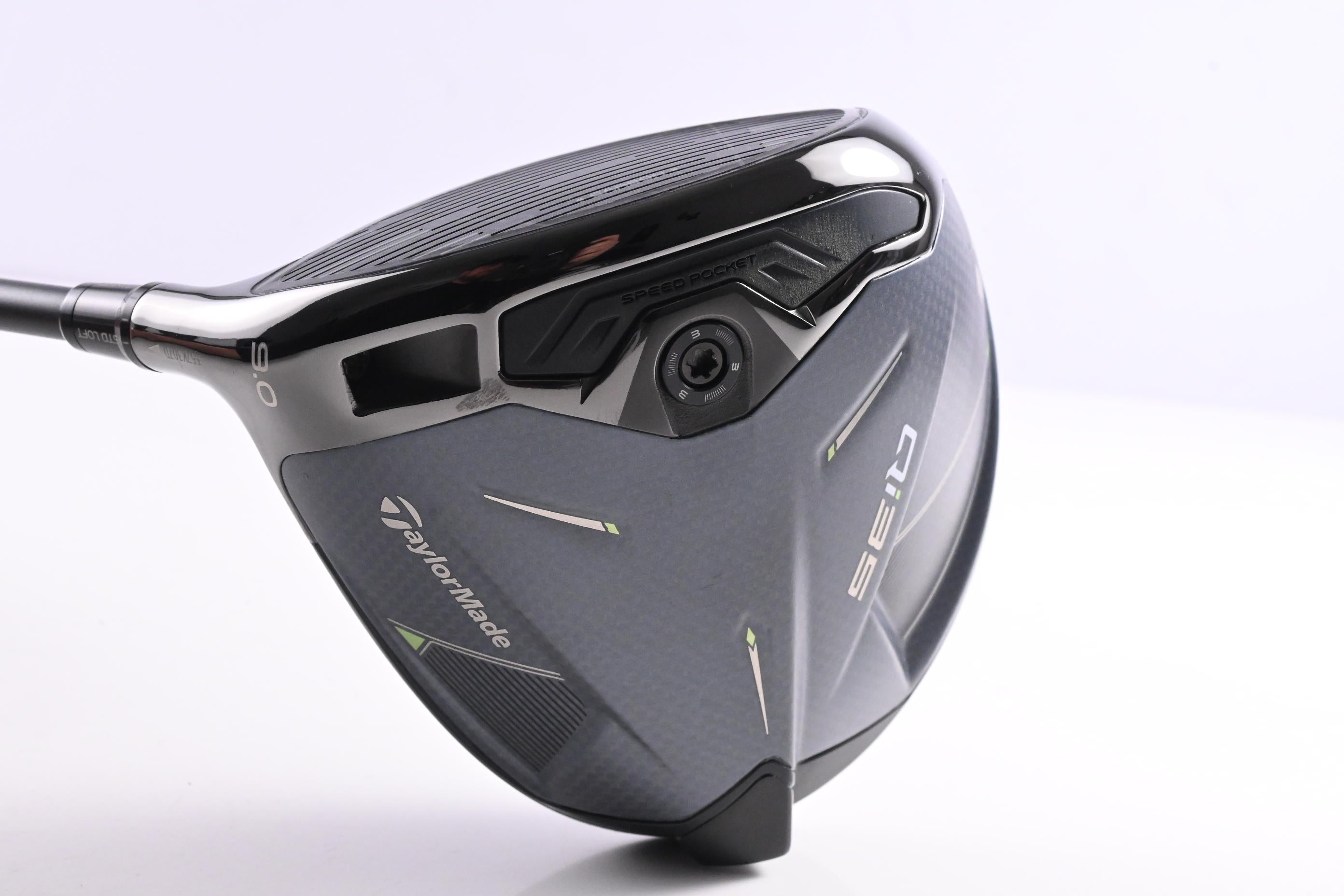 Left Hand Taylormade Qi35 Driver / 9 Degree / X-Flex HZRDUS Black Gen 5 60 Shaft
