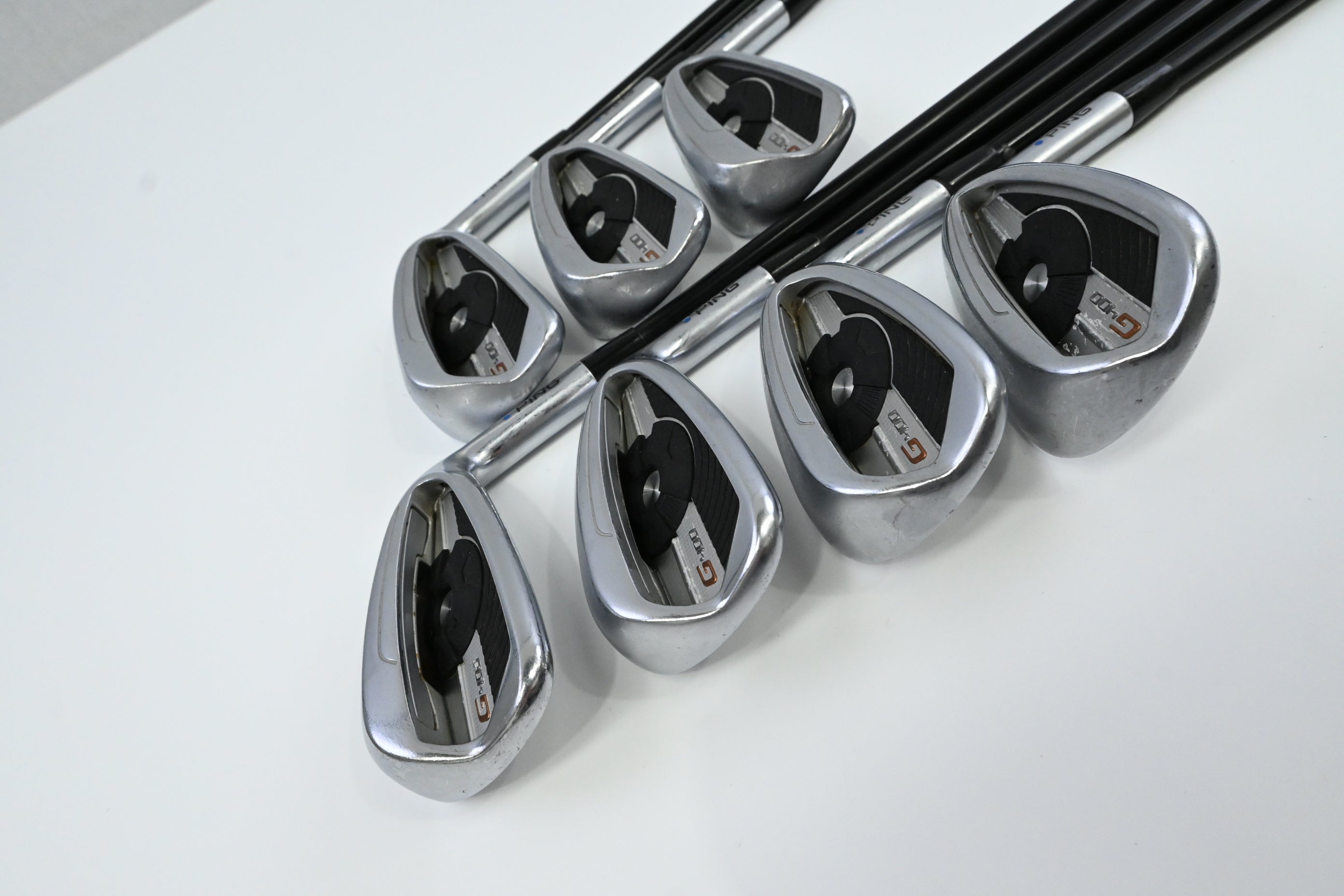 Ping G400 Irons / 5-PW+SW / Blue Dot / Regular Flex Ping Alta CB Shafts