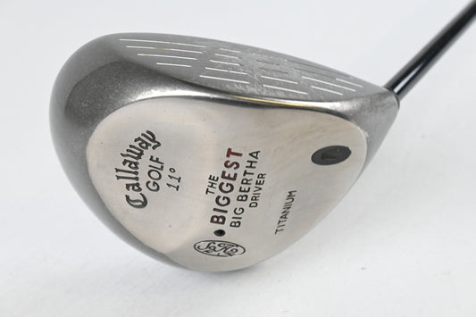 Callaway Biggest Big Bertha Driver / 11 Degree / Stiff Flex Patriot UK P700