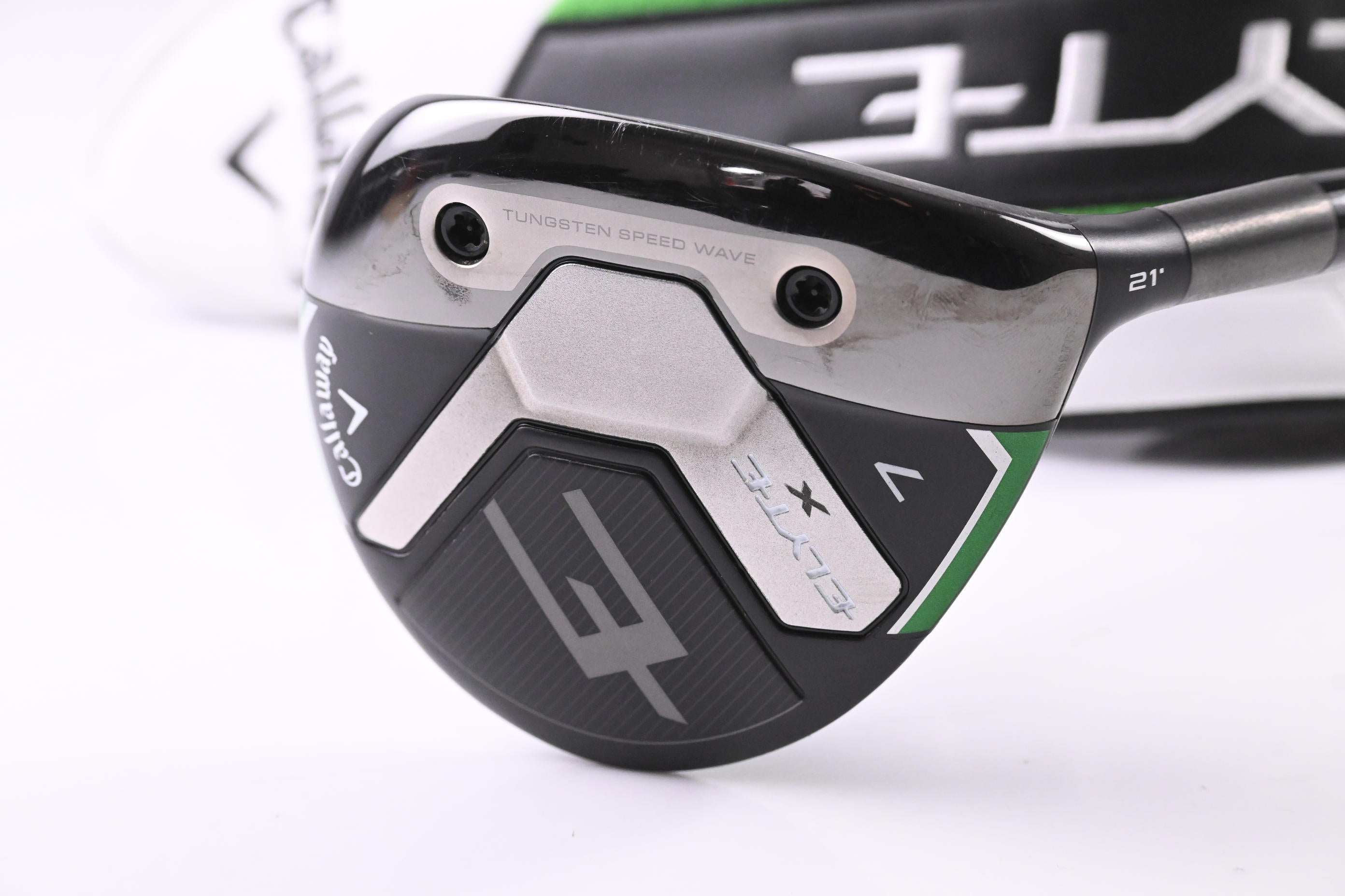 Callaway Elyte X #7 Wood / 21 Degree / Regular Flex Denali Charcoal 60 Shaft