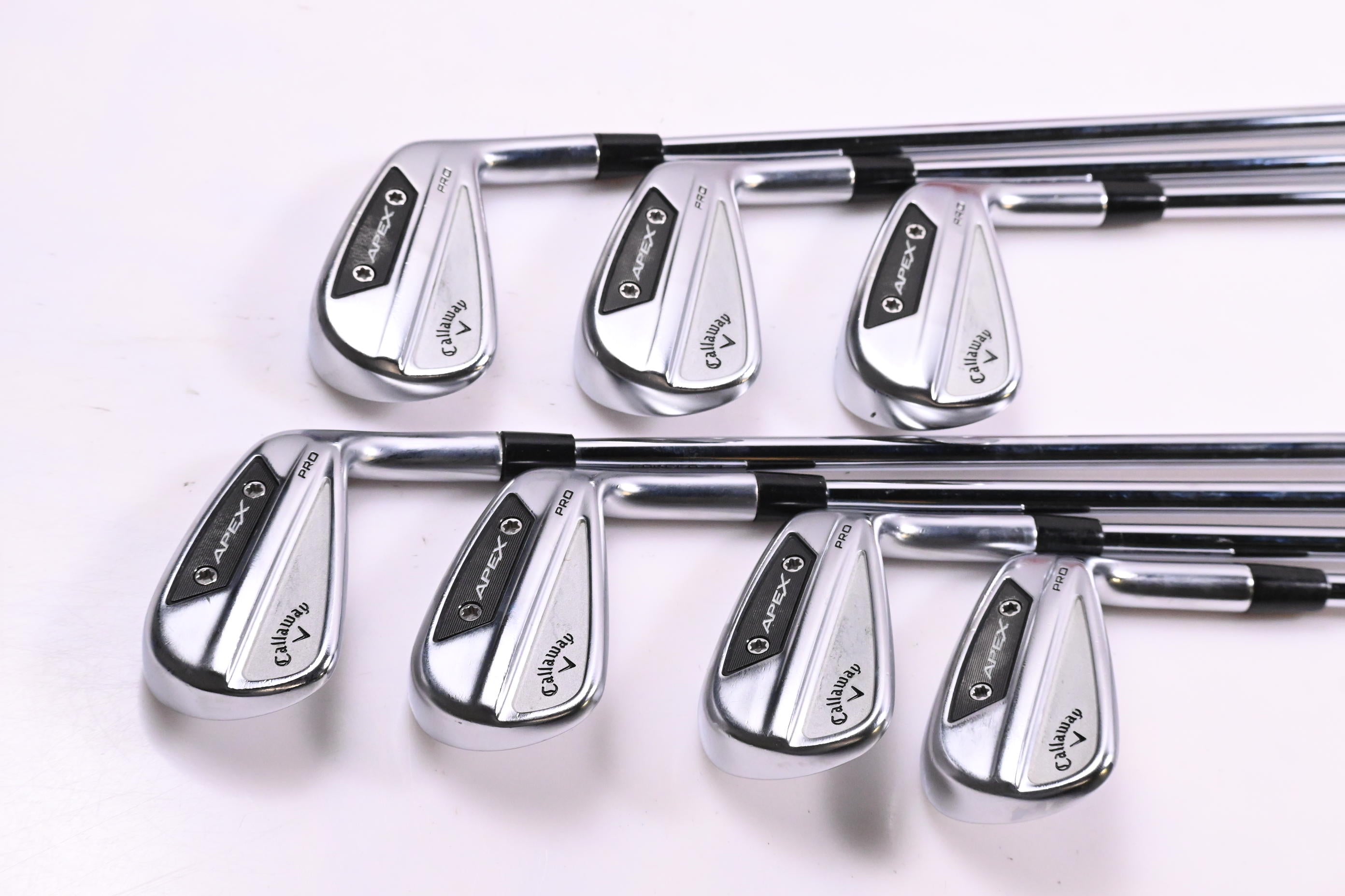 Callaway Apex Pro 24 Irons / 4-PW / Stiff Flex Project X LZ 120 Shafts