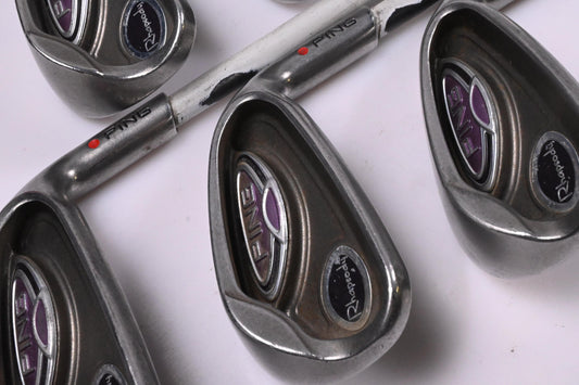 Ladies Ping Rhapsody Irons / 7-PW+SW / Red Dot / Ladies Flex Ping TFC Shafts
